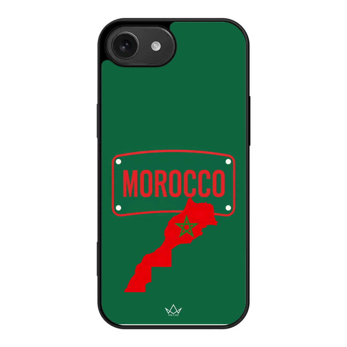 Funda de teléfono de fútbol del Mundial Mapa - Marruecos