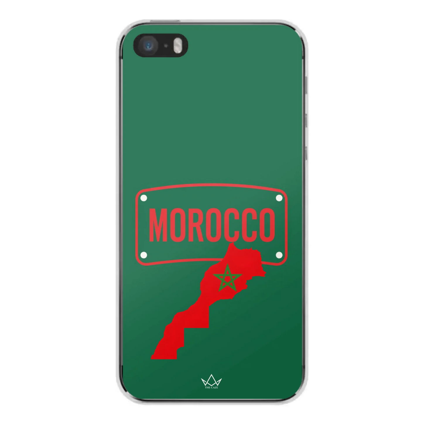 Funda de teléfono de fútbol del Mundial Mapa - Marruecos