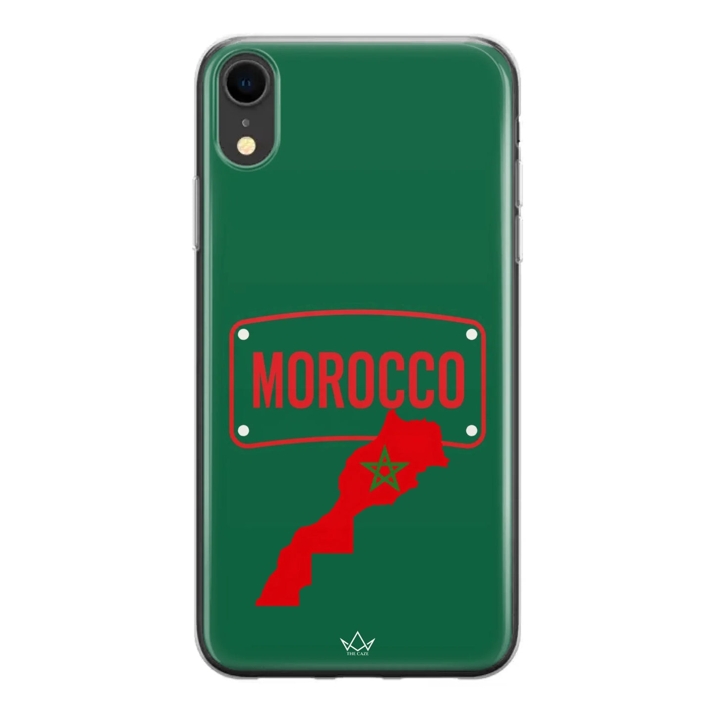 Funda de teléfono de fútbol del Mundial Mapa - Marruecos