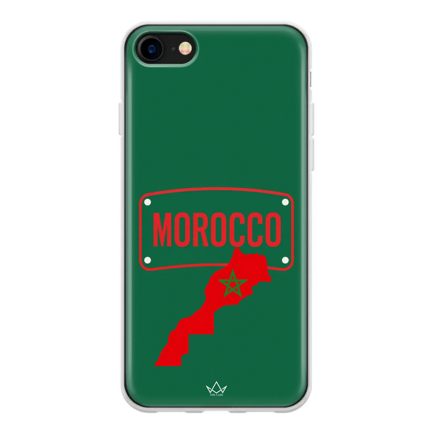 Funda de teléfono de fútbol del Mundial Mapa - Marruecos