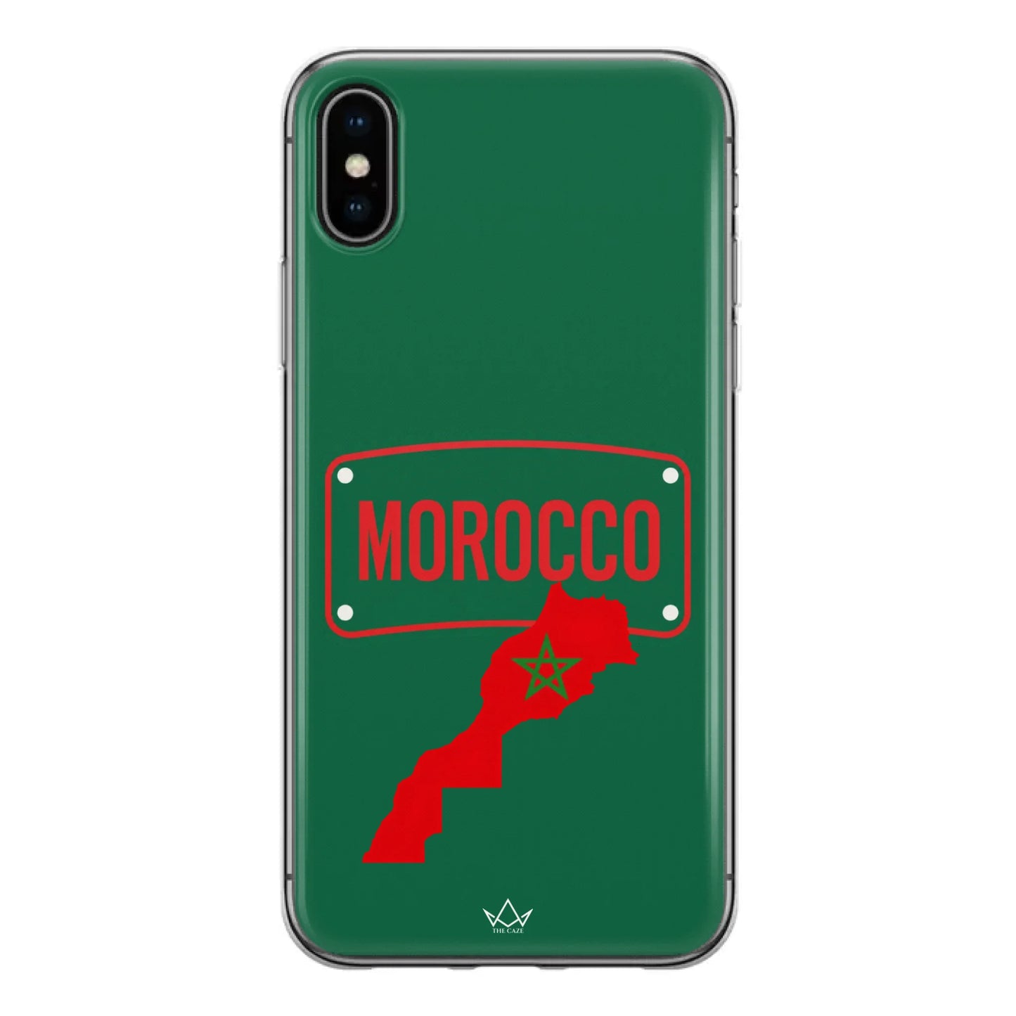 Funda de teléfono de fútbol del Mundial Mapa - Marruecos