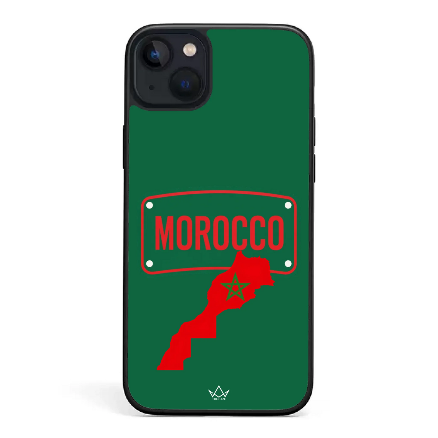 Funda de teléfono de fútbol del Mundial Mapa - Marruecos