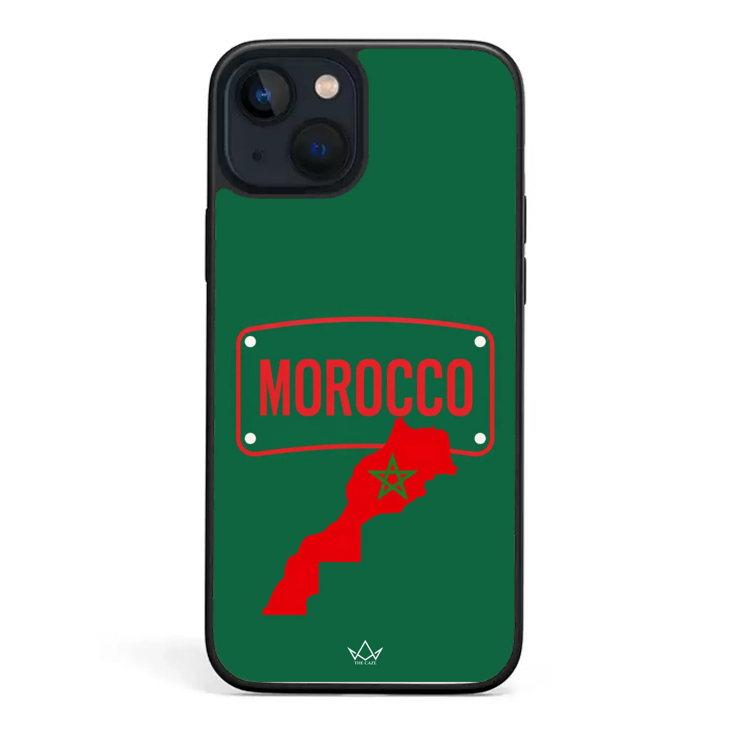 Funda de teléfono de fútbol del Mundial Mapa - Marruecos