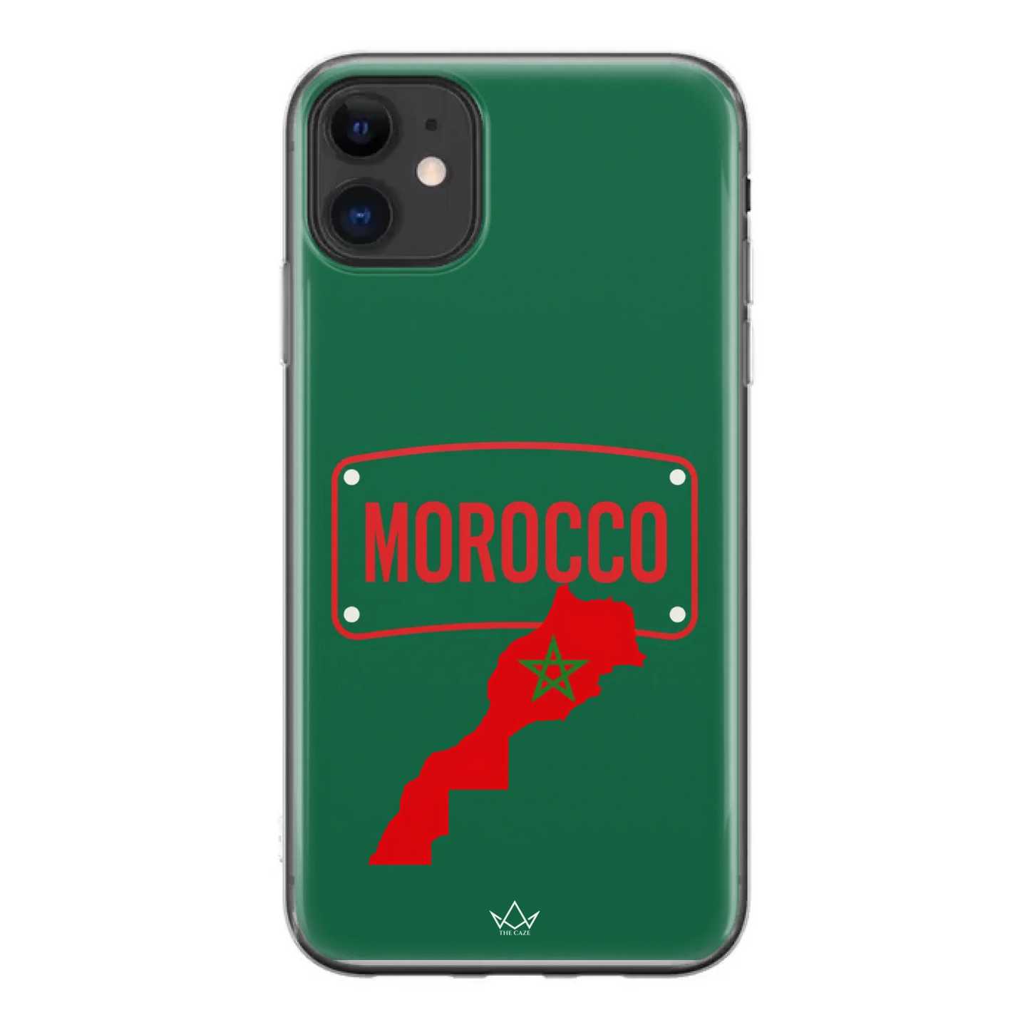 Funda de teléfono de fútbol del Mundial Mapa - Marruecos