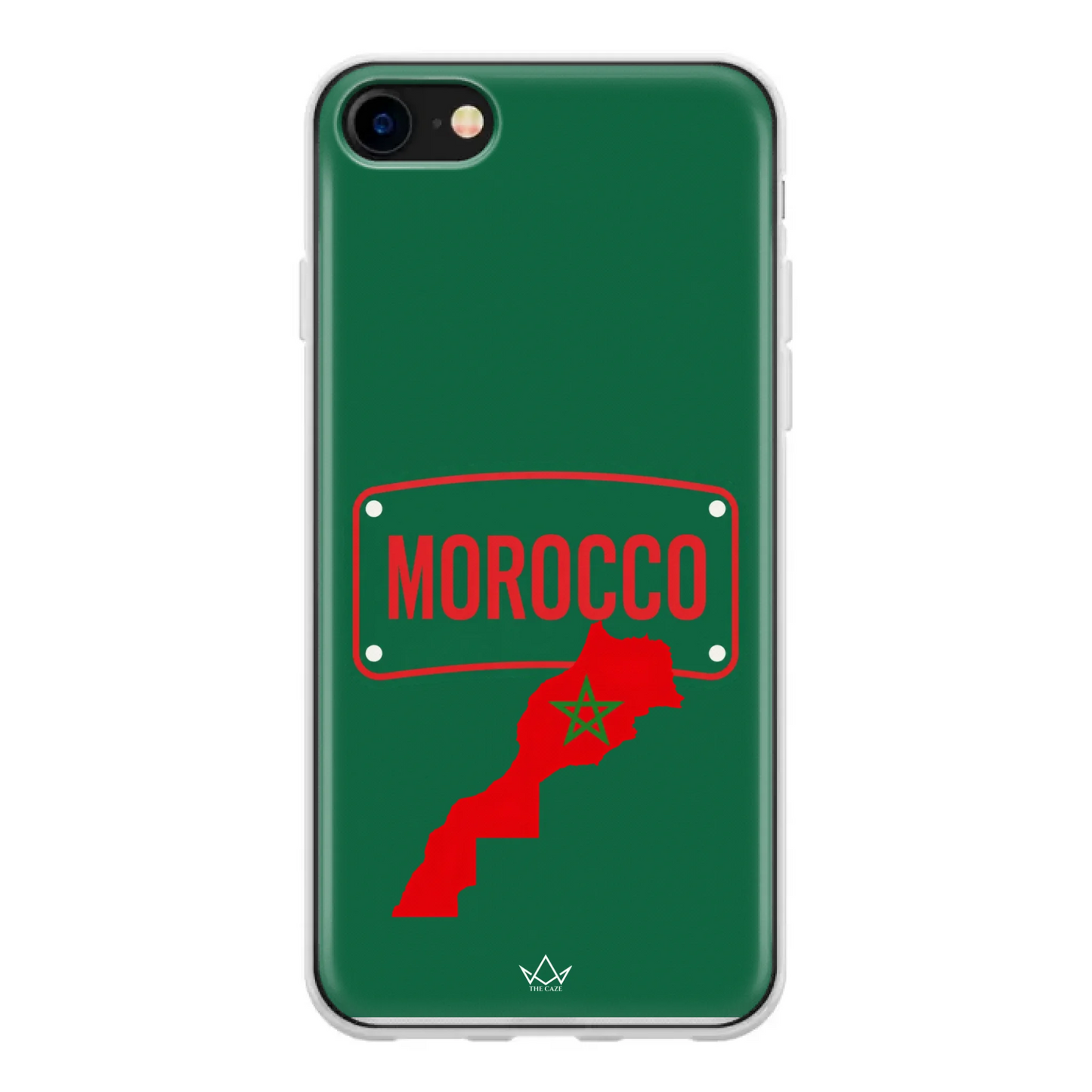 Funda de teléfono de fútbol del Mundial Mapa - Marruecos