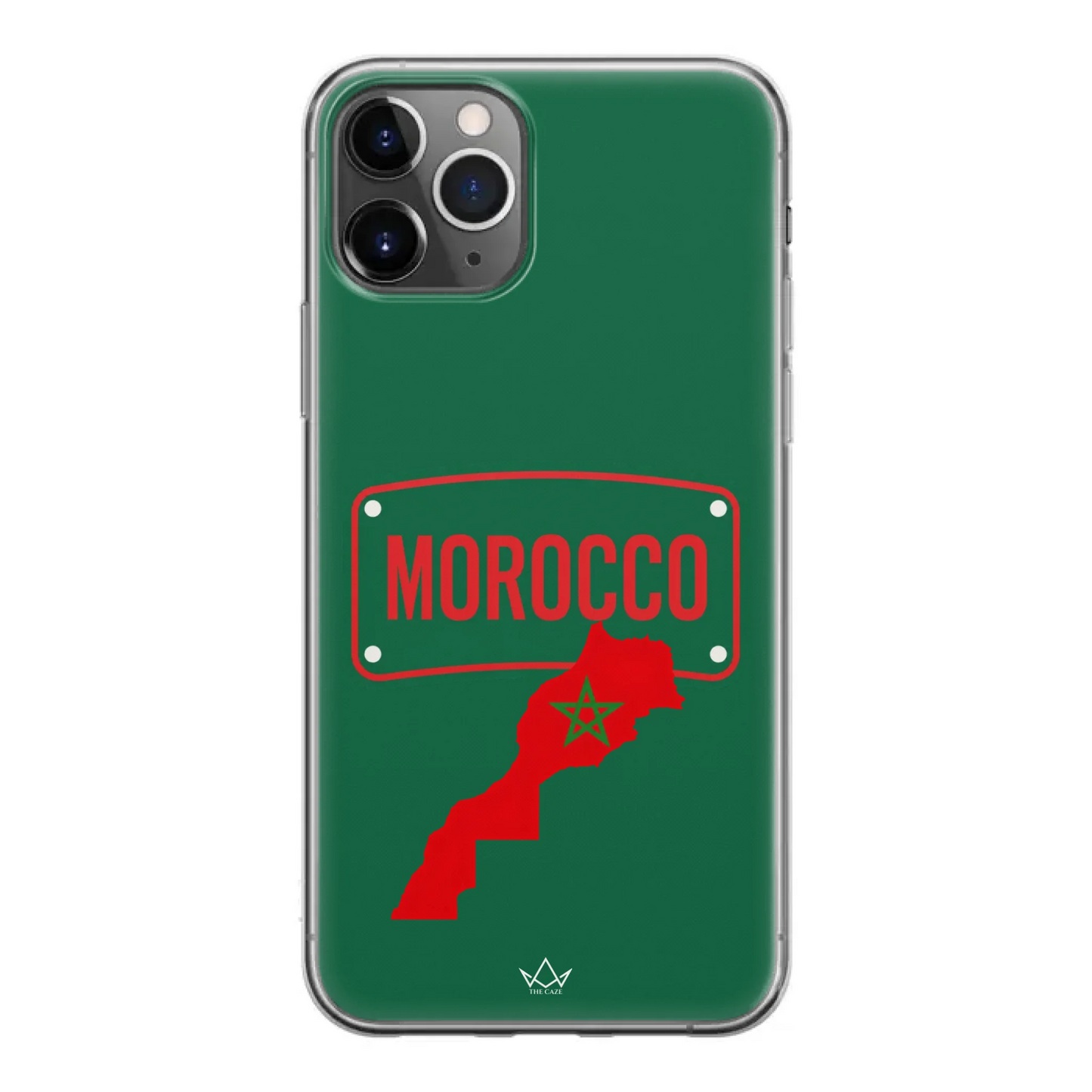 Funda de teléfono de fútbol del Mundial Mapa - Marruecos