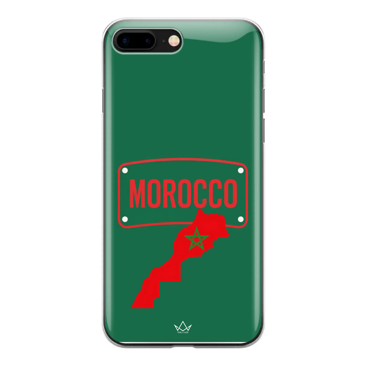 Funda de teléfono de fútbol del Mundial Mapa - Marruecos