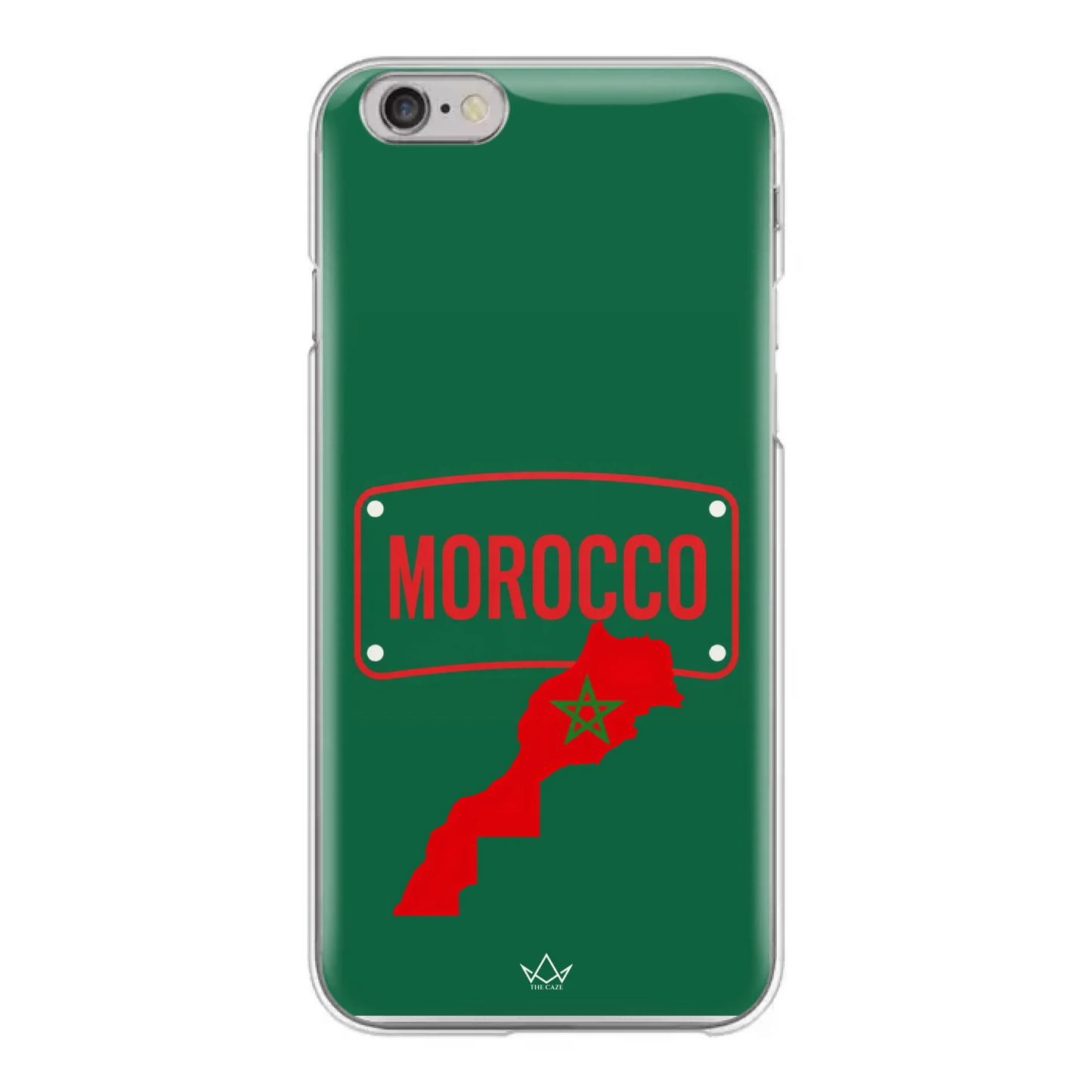 Funda de teléfono de fútbol del Mundial Mapa - Marruecos