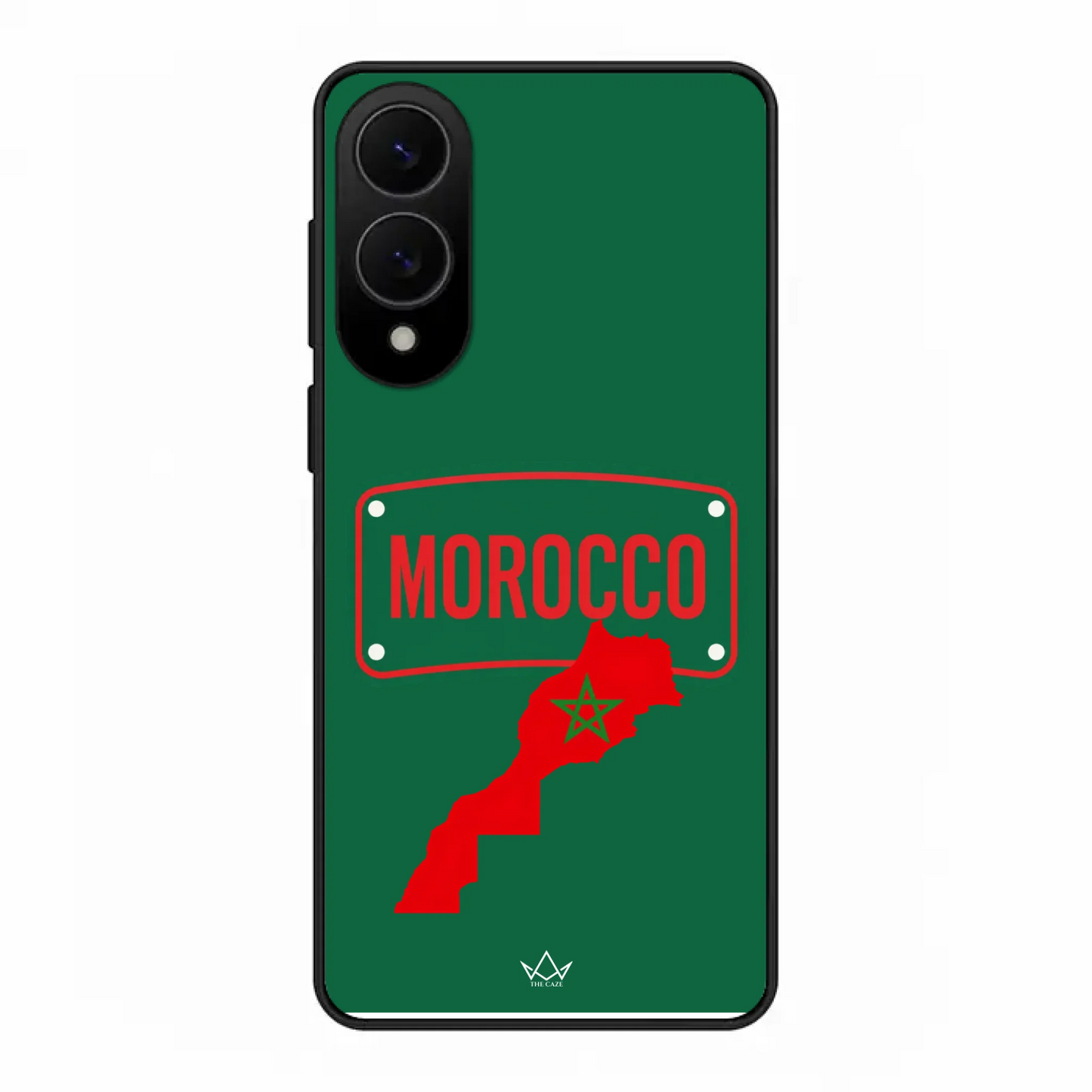 Funda de teléfono de fútbol del Mundial Mapa - Marruecos