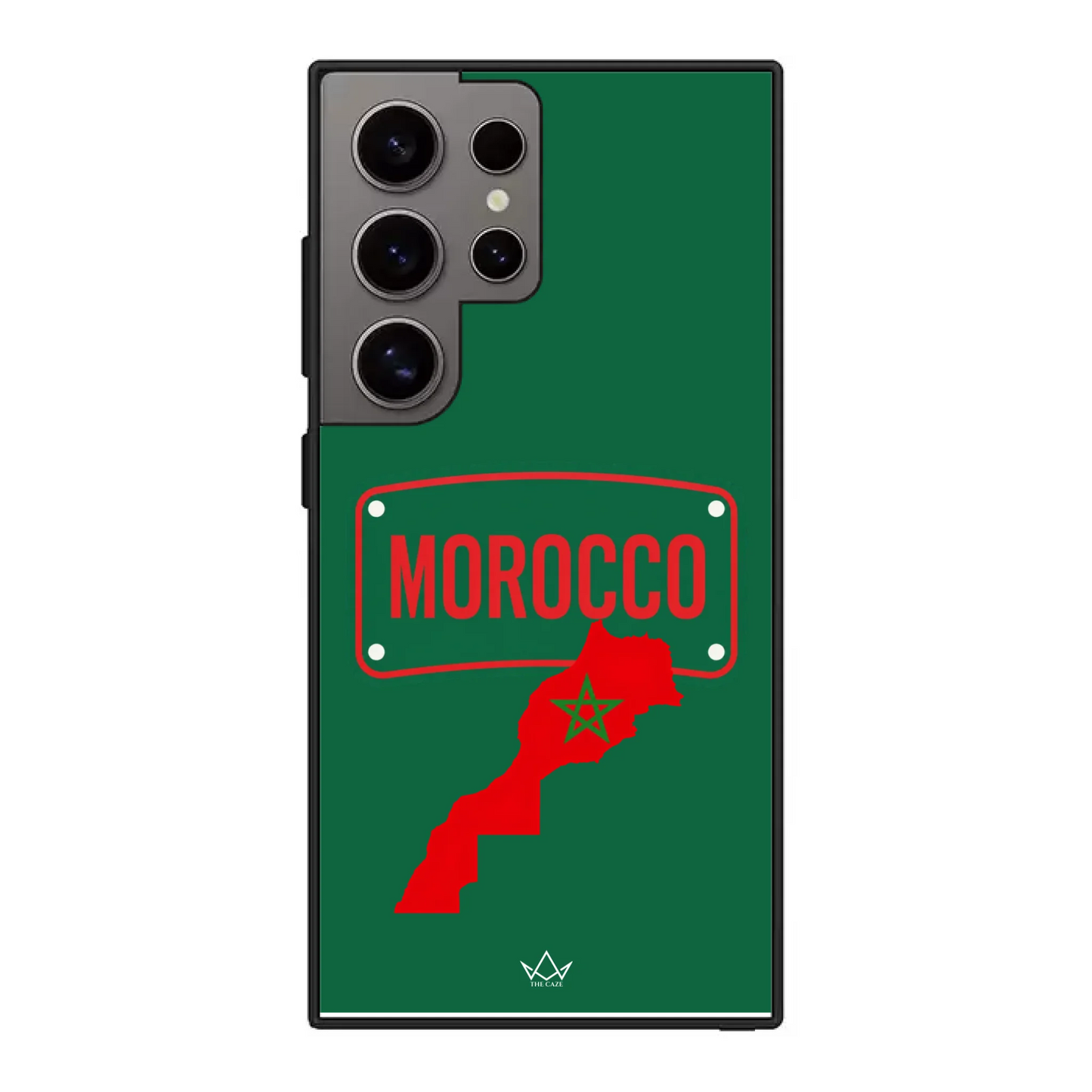 Funda de teléfono de fútbol del Mundial Mapa - Marruecos