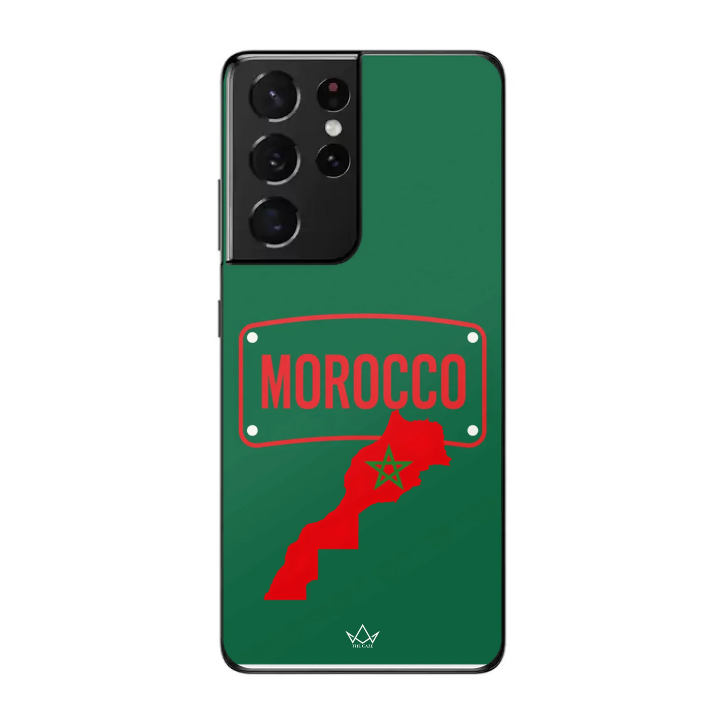 Funda de teléfono de fútbol del Mundial Mapa - Marruecos