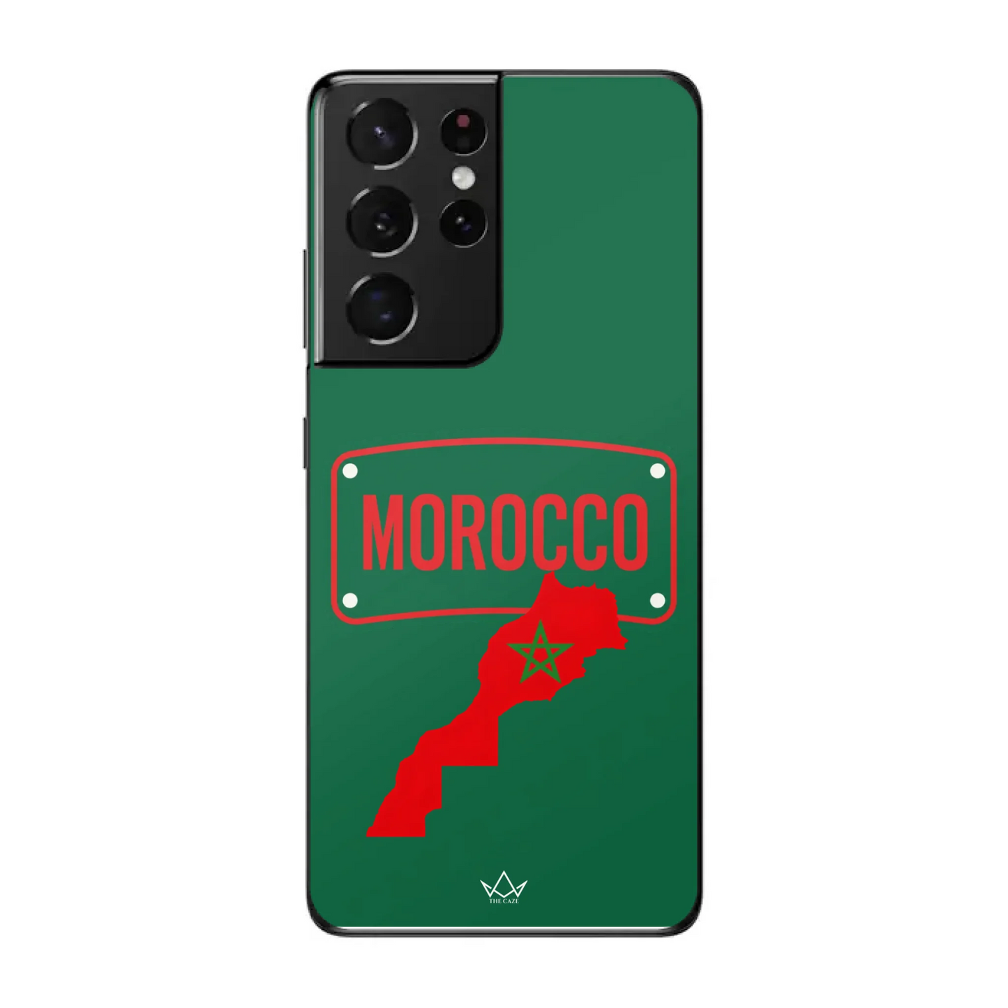 Funda de teléfono de fútbol del Mundial Mapa - Marruecos