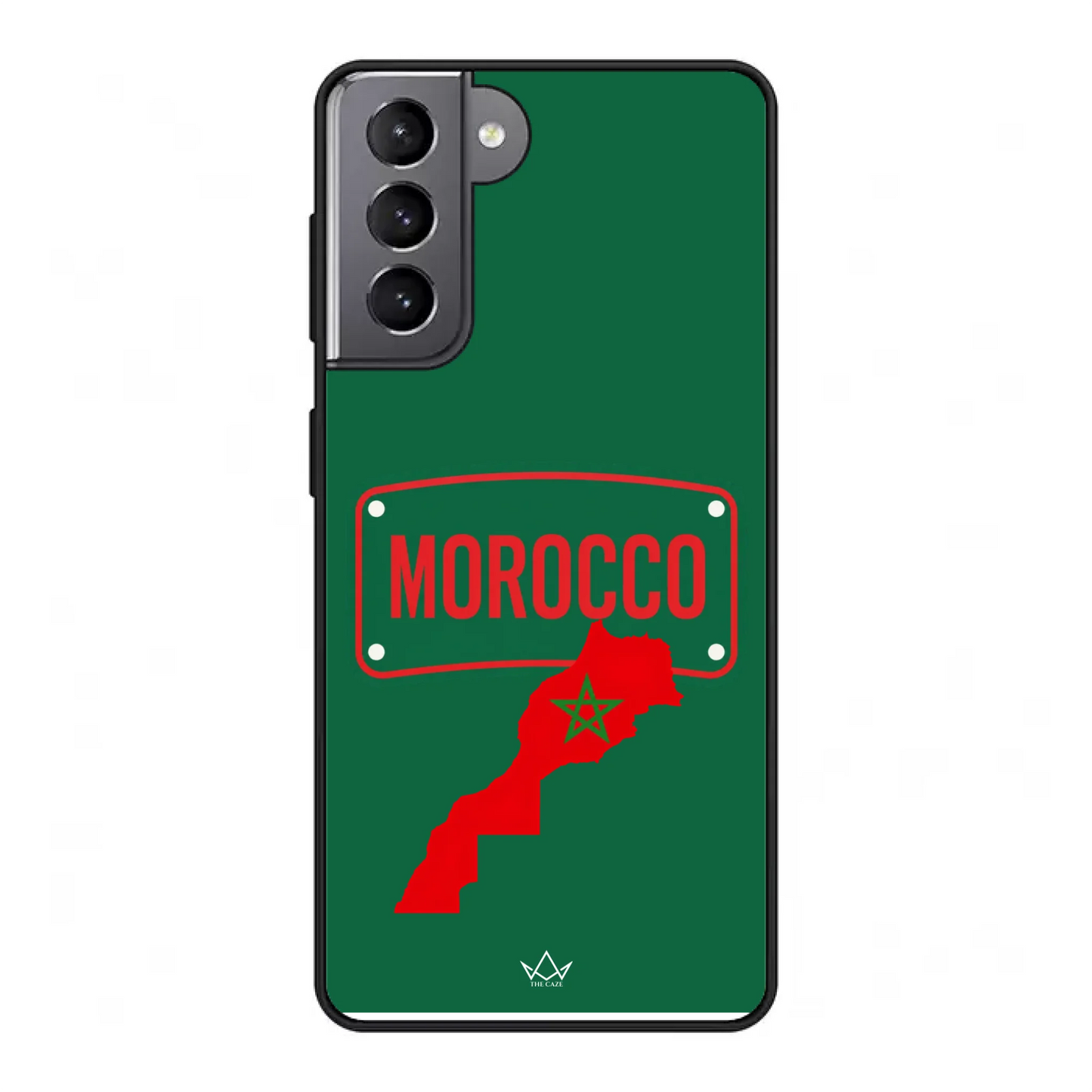 Funda de teléfono de fútbol del Mundial Mapa - Marruecos