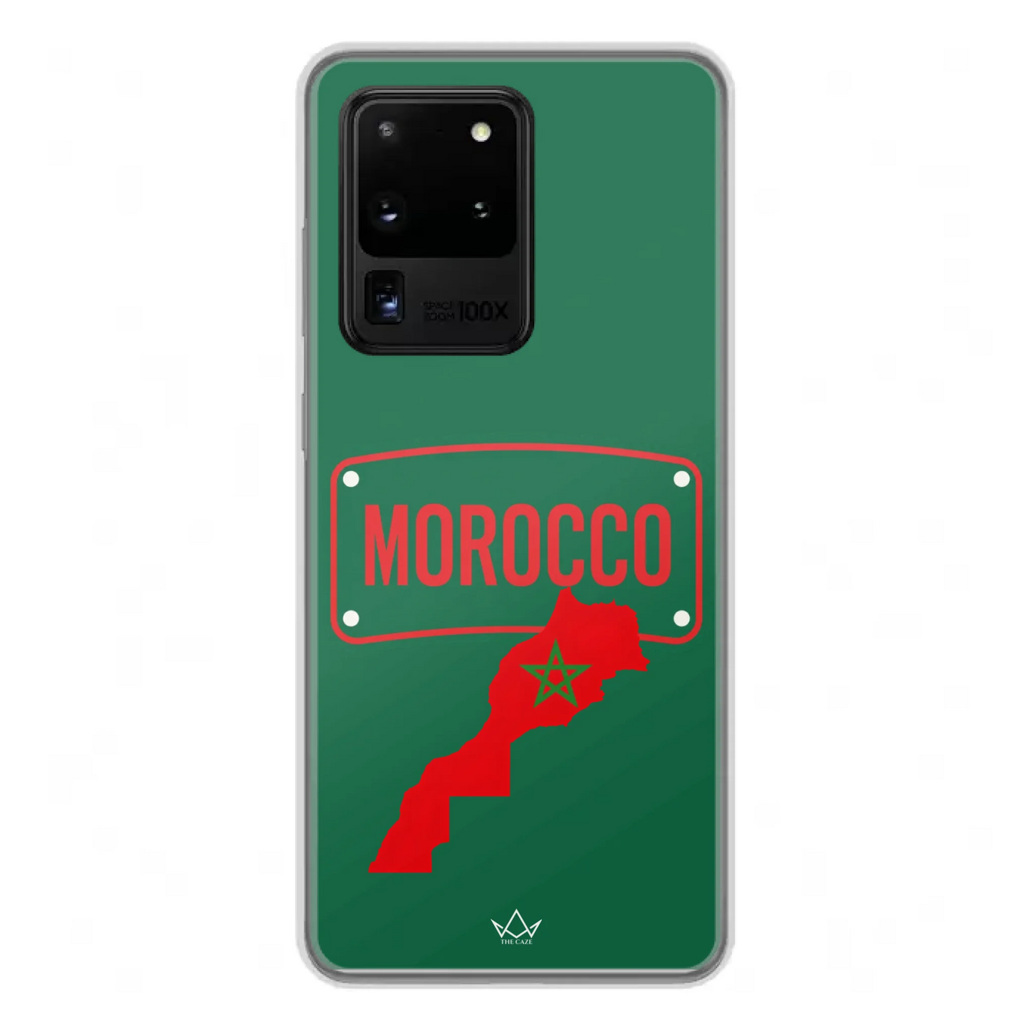 Funda de teléfono de fútbol del Mundial Mapa - Marruecos