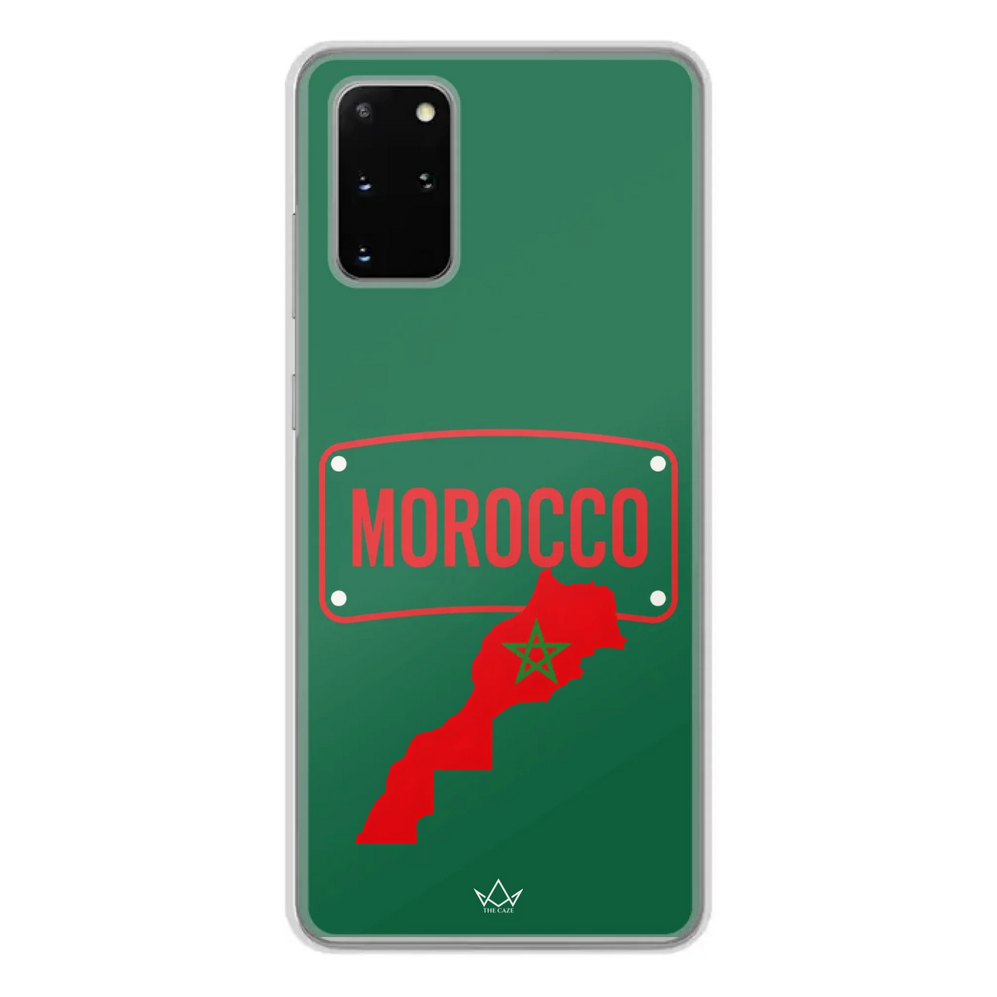 Funda de teléfono de fútbol del Mundial Mapa - Marruecos