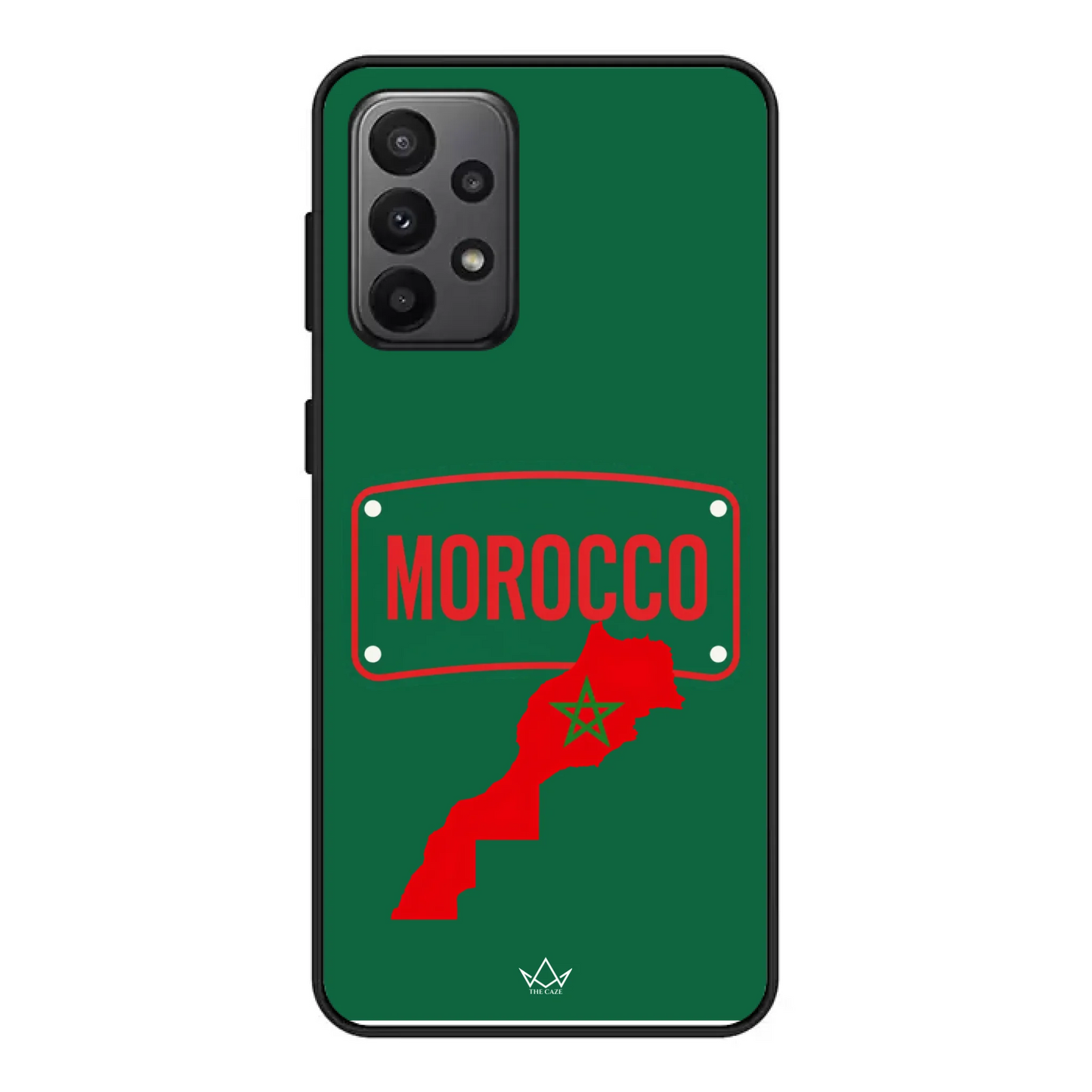 Funda de teléfono de fútbol del Mundial Mapa - Marruecos