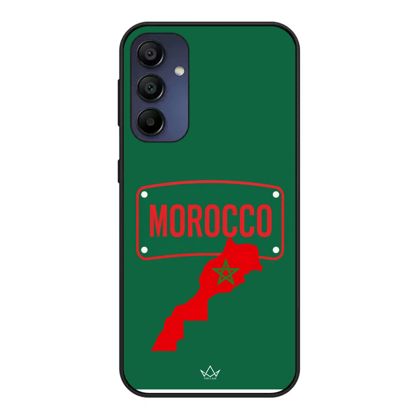 Funda de teléfono de fútbol del Mundial Mapa - Marruecos