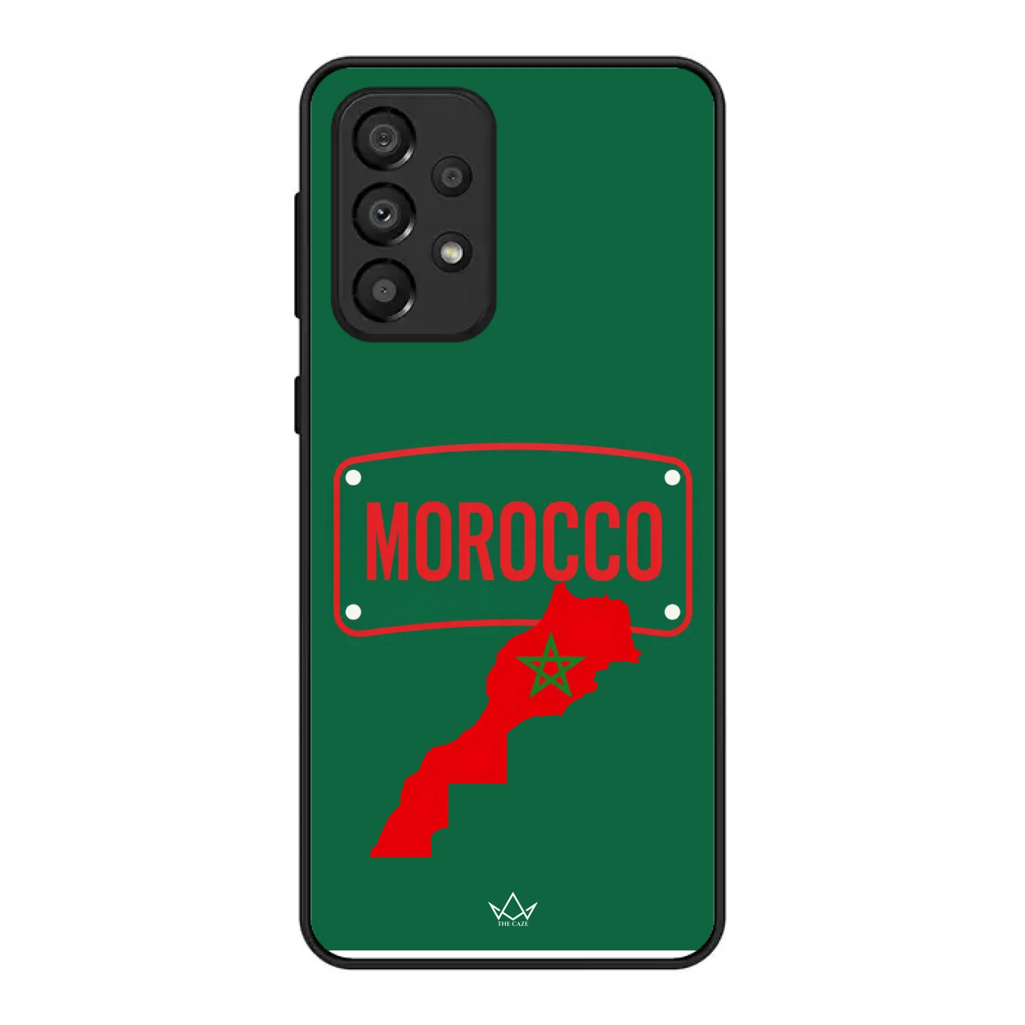 Funda de teléfono de fútbol del Mundial Mapa - Marruecos