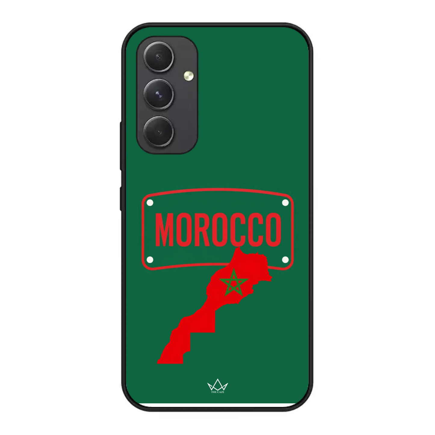 Funda de teléfono de fútbol del Mundial Mapa - Marruecos