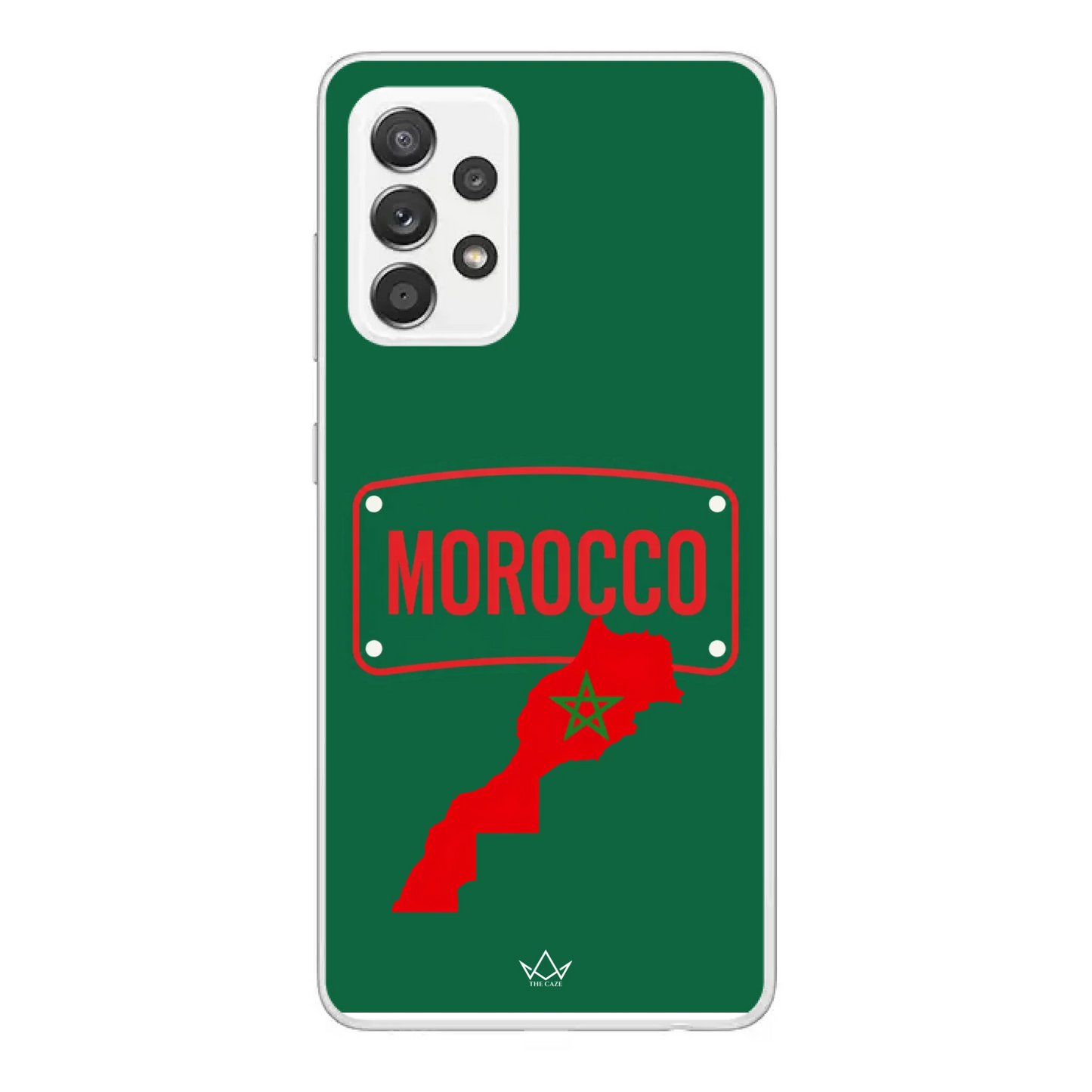Funda de teléfono de fútbol del Mundial Mapa - Marruecos