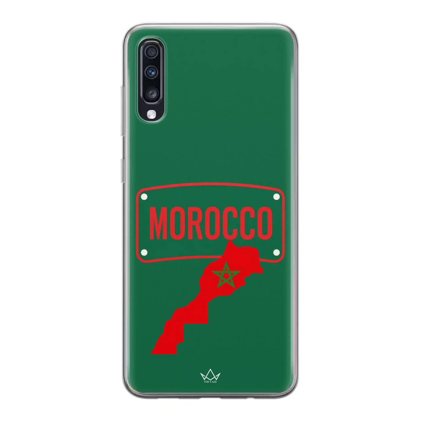 Funda de teléfono de fútbol del Mundial Mapa - Marruecos