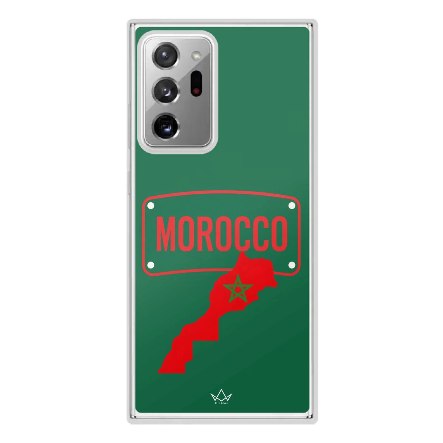 Funda de teléfono de fútbol del Mundial Mapa - Marruecos