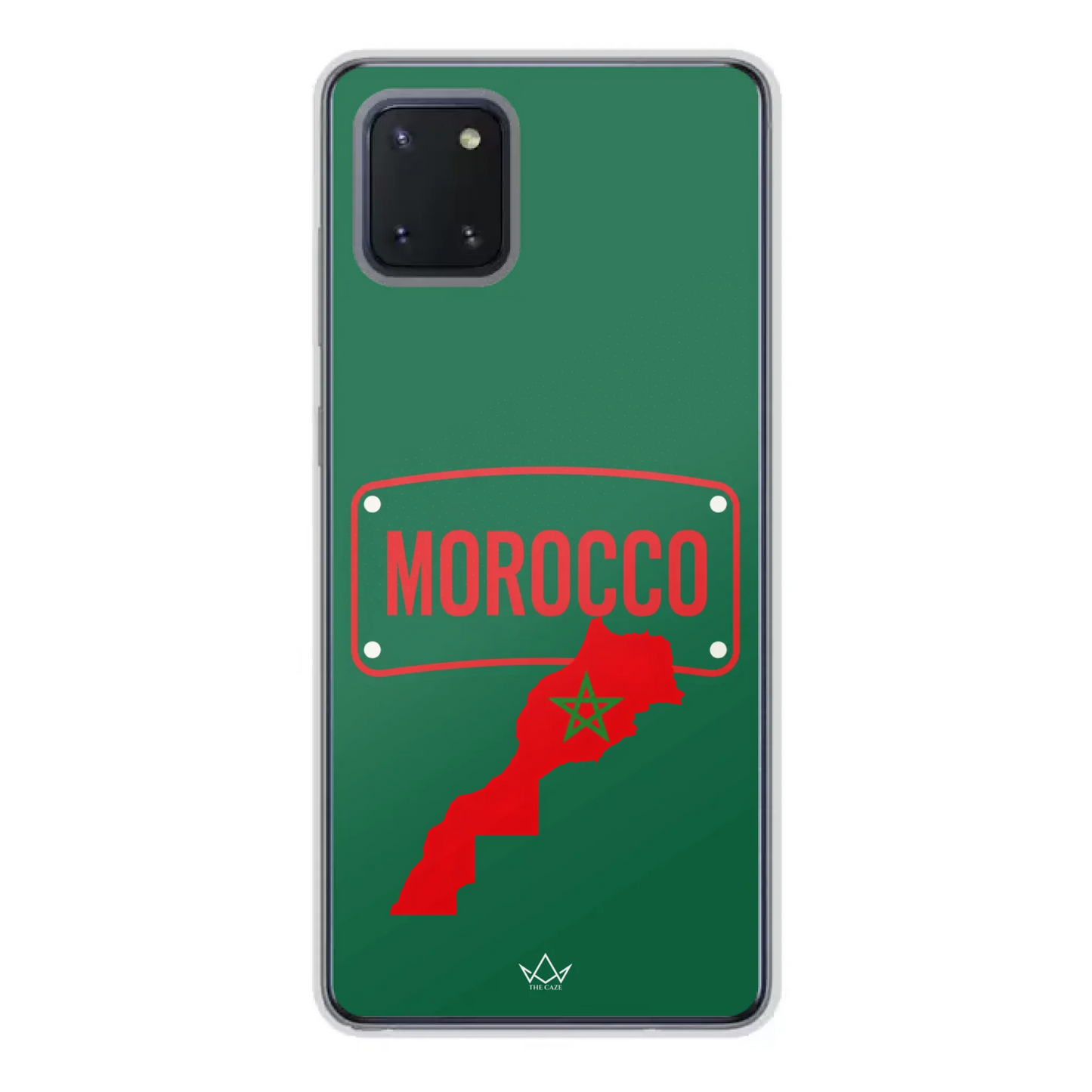 Funda de teléfono de fútbol del Mundial Mapa - Marruecos