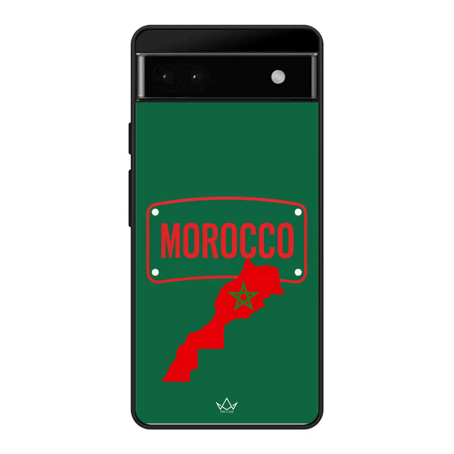 Funda de teléfono de fútbol del Mundial Mapa - Marruecos