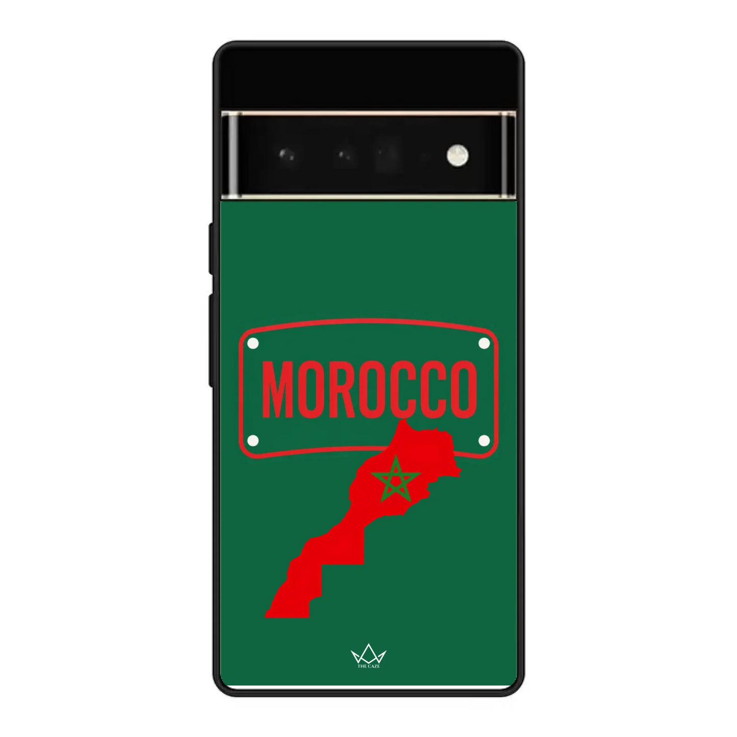 Funda de teléfono de fútbol del Mundial Mapa - Marruecos