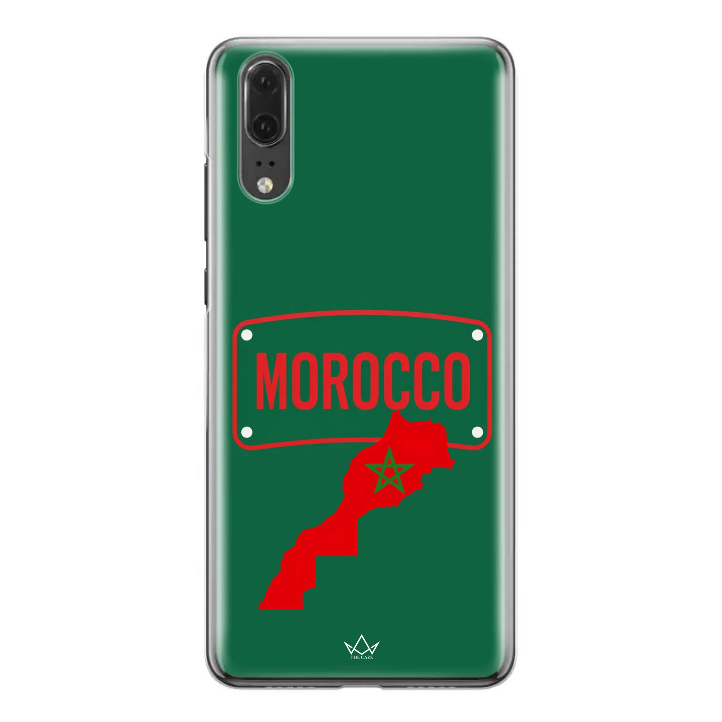 Funda de teléfono de fútbol del Mundial Mapa - Marruecos