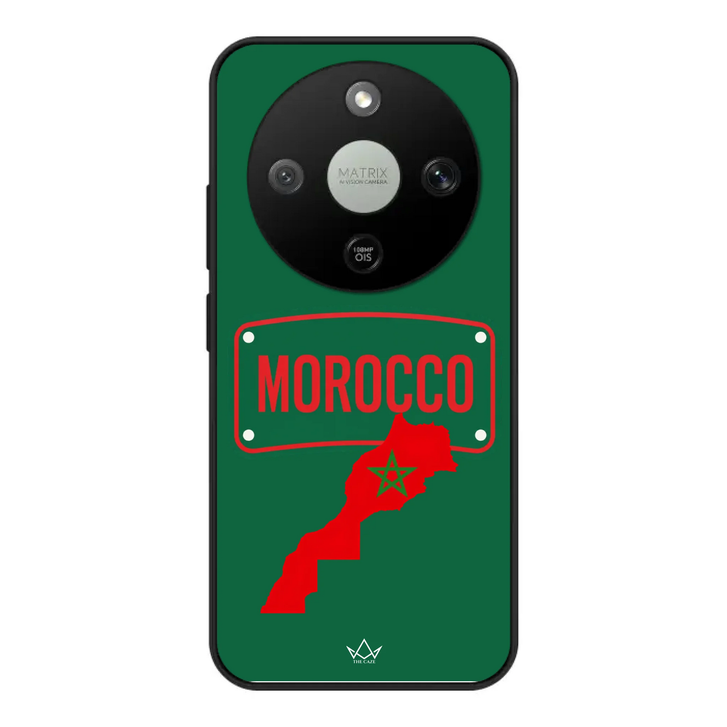Funda de teléfono de fútbol del Mundial Mapa - Marruecos