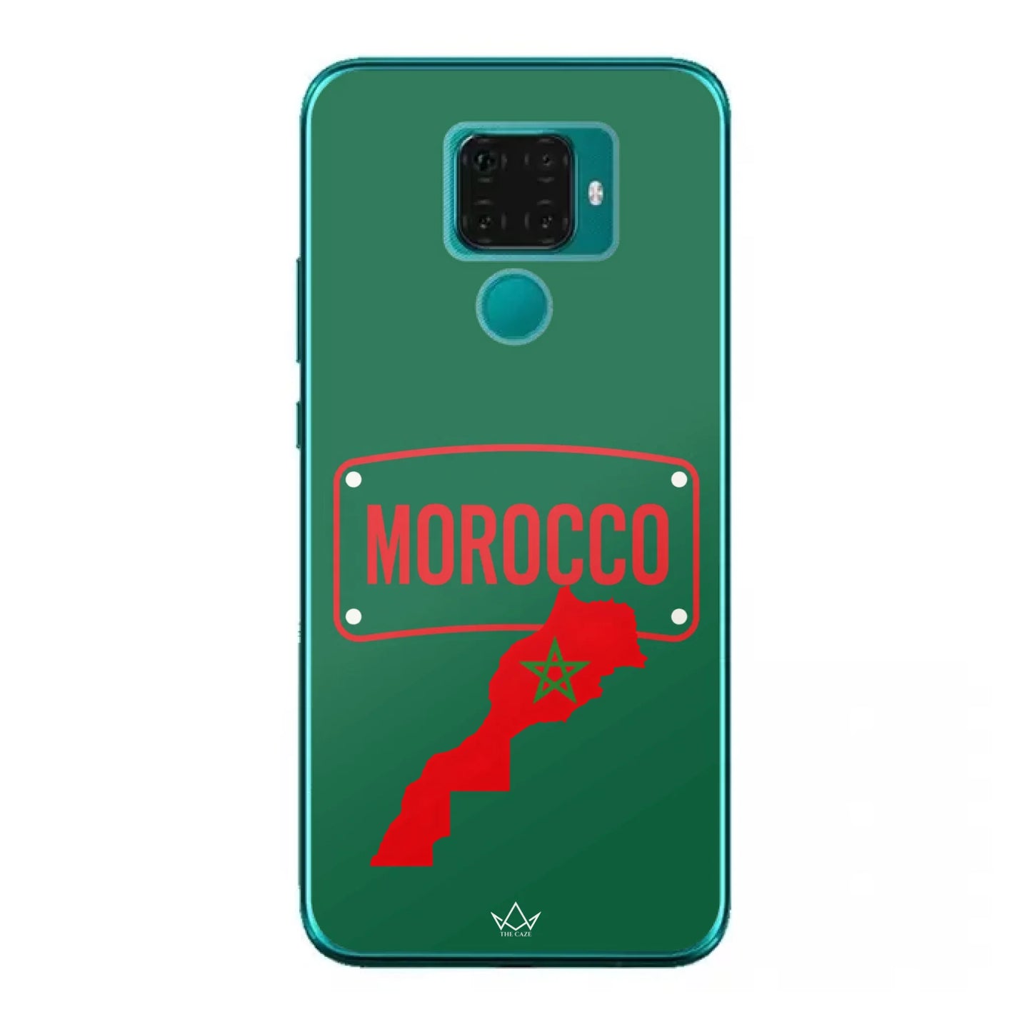 Funda de teléfono de fútbol del Mundial Mapa - Marruecos