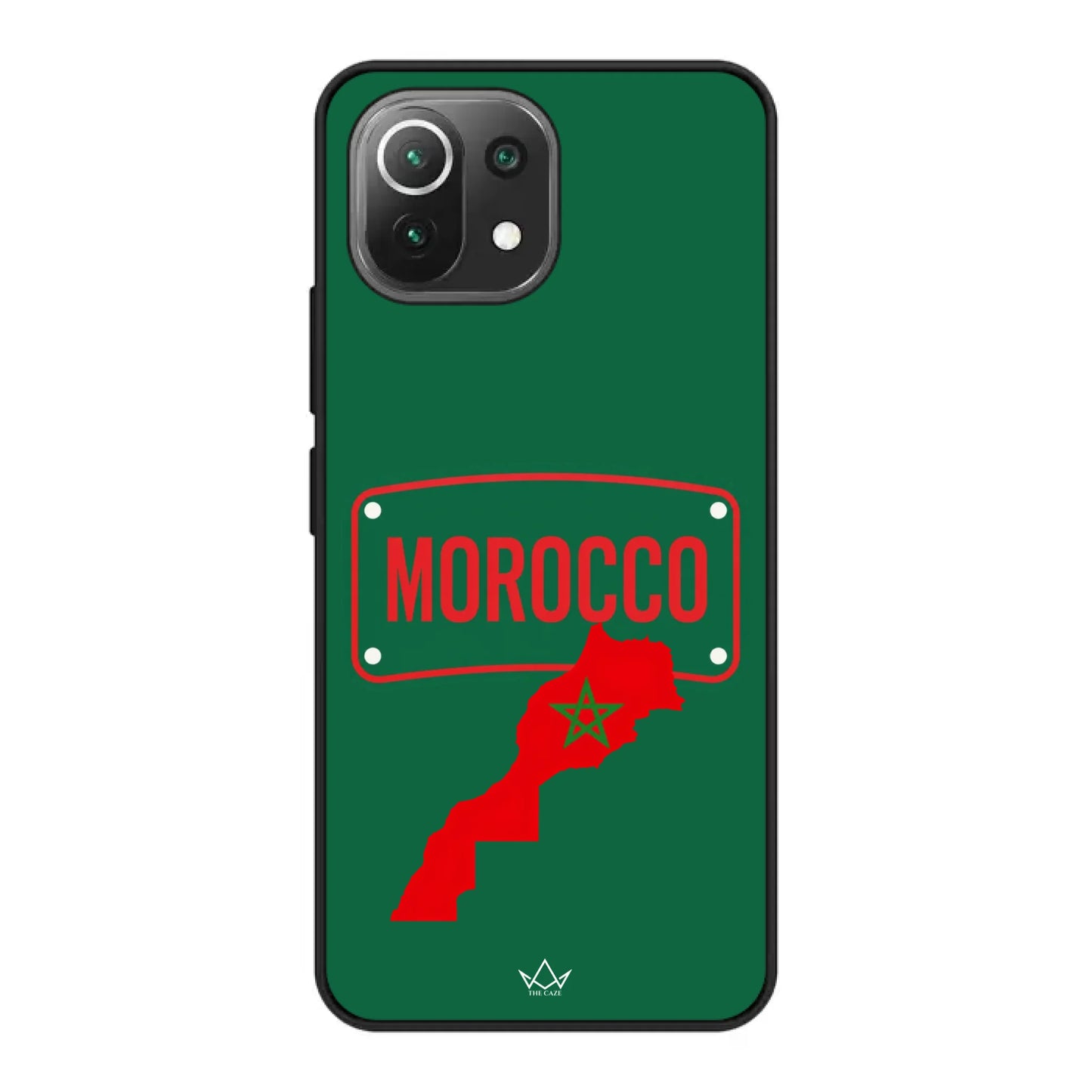 Funda de teléfono de fútbol del Mundial Mapa - Marruecos