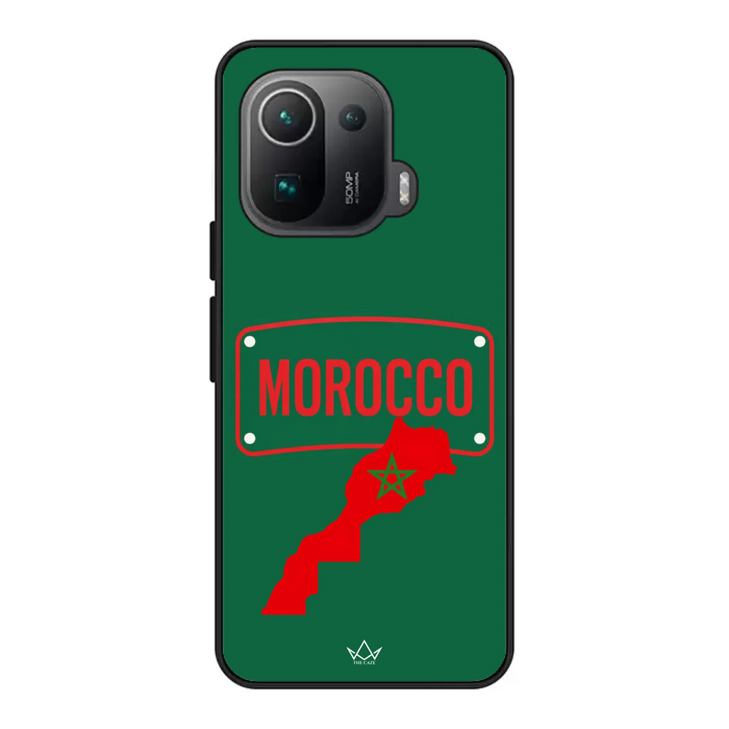 World Cup football phone case Map - Morocco