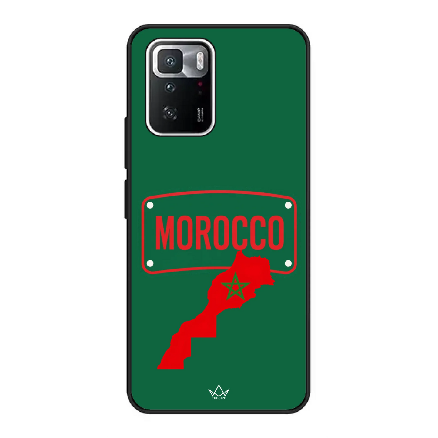 Funda de teléfono de fútbol del Mundial Mapa - Marruecos