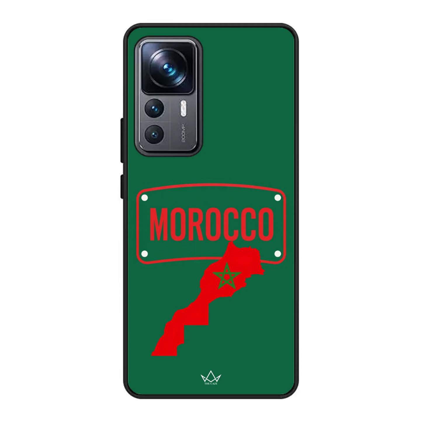 Funda de teléfono de fútbol del Mundial Mapa - Marruecos
