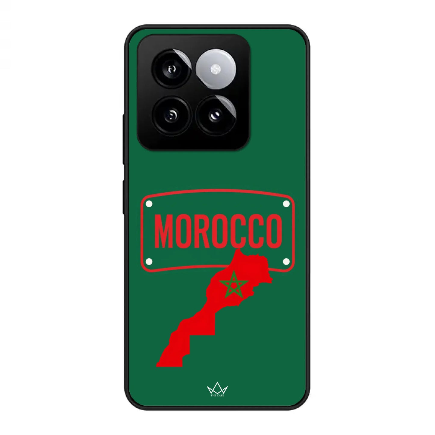 Funda de teléfono de fútbol del Mundial Mapa - Marruecos