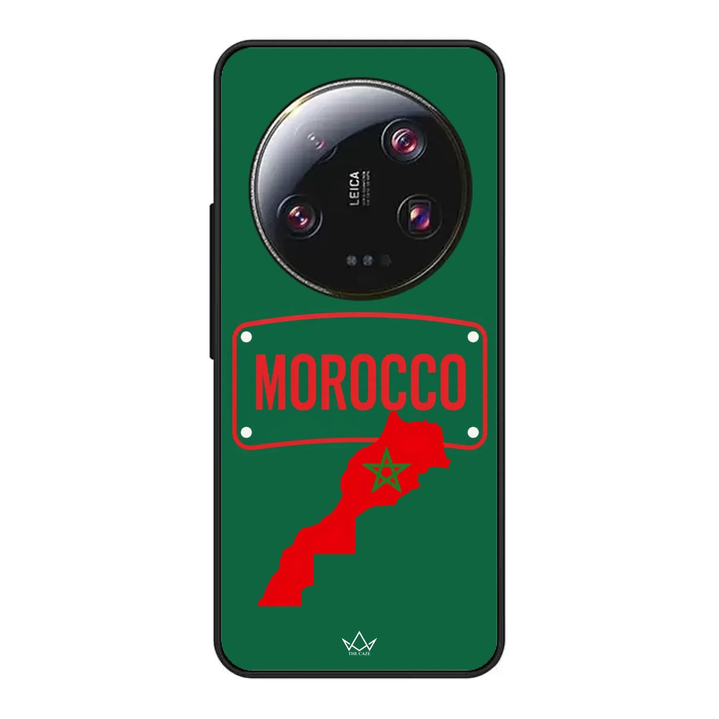 Funda de teléfono de fútbol del Mundial Mapa - Marruecos