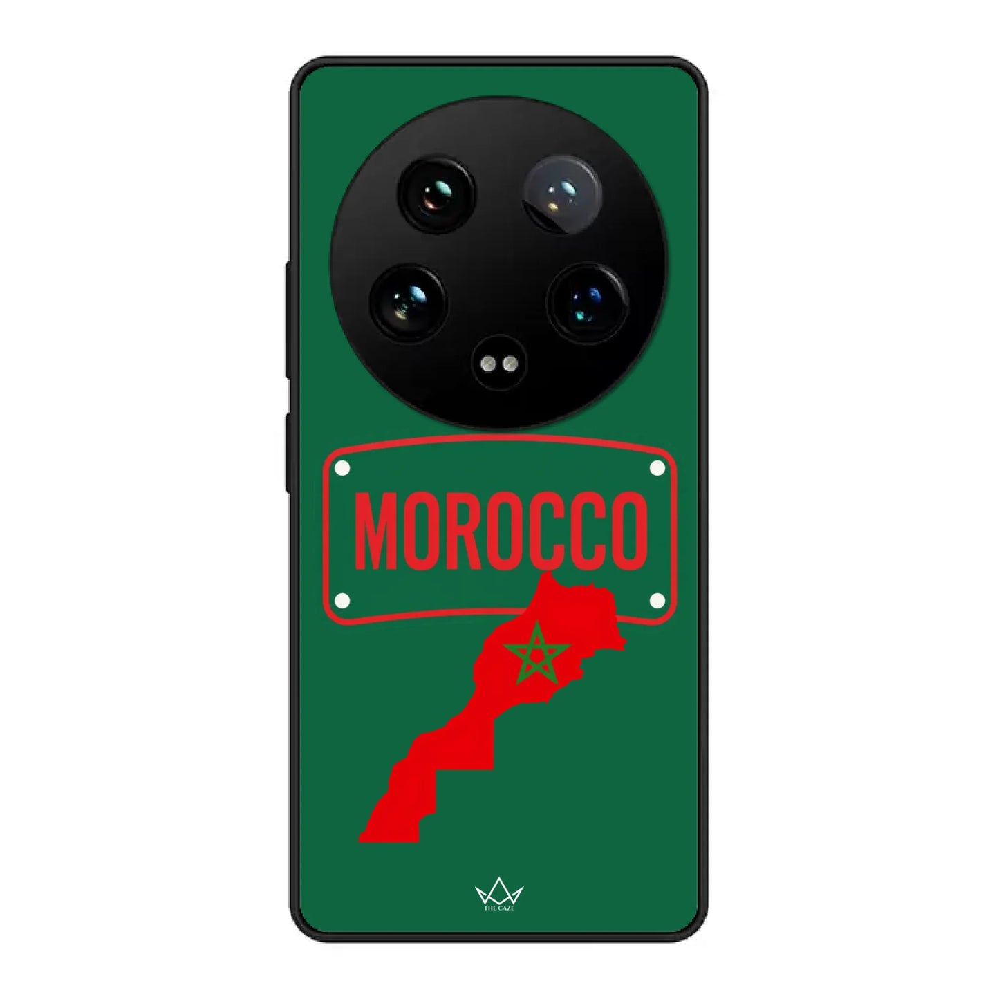 Funda de teléfono de fútbol del Mundial Mapa - Marruecos