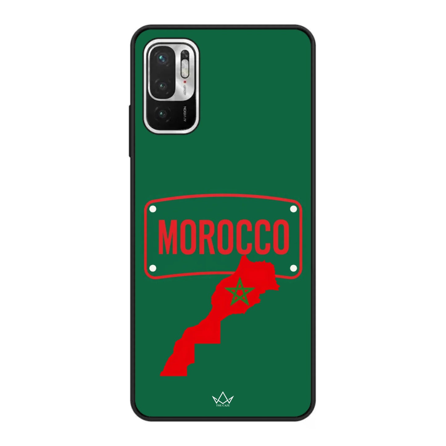 Funda de teléfono de fútbol del Mundial Mapa - Marruecos