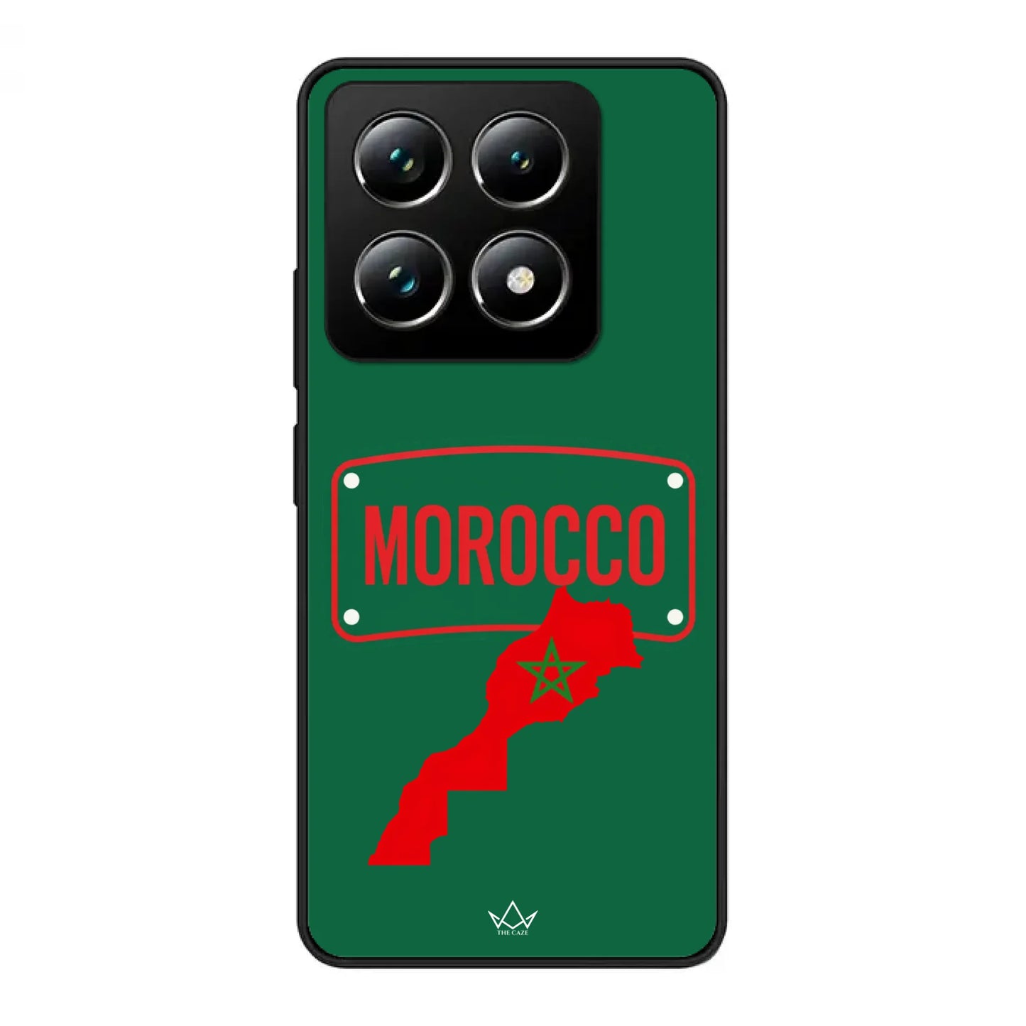 Funda de teléfono de fútbol del Mundial Mapa - Marruecos