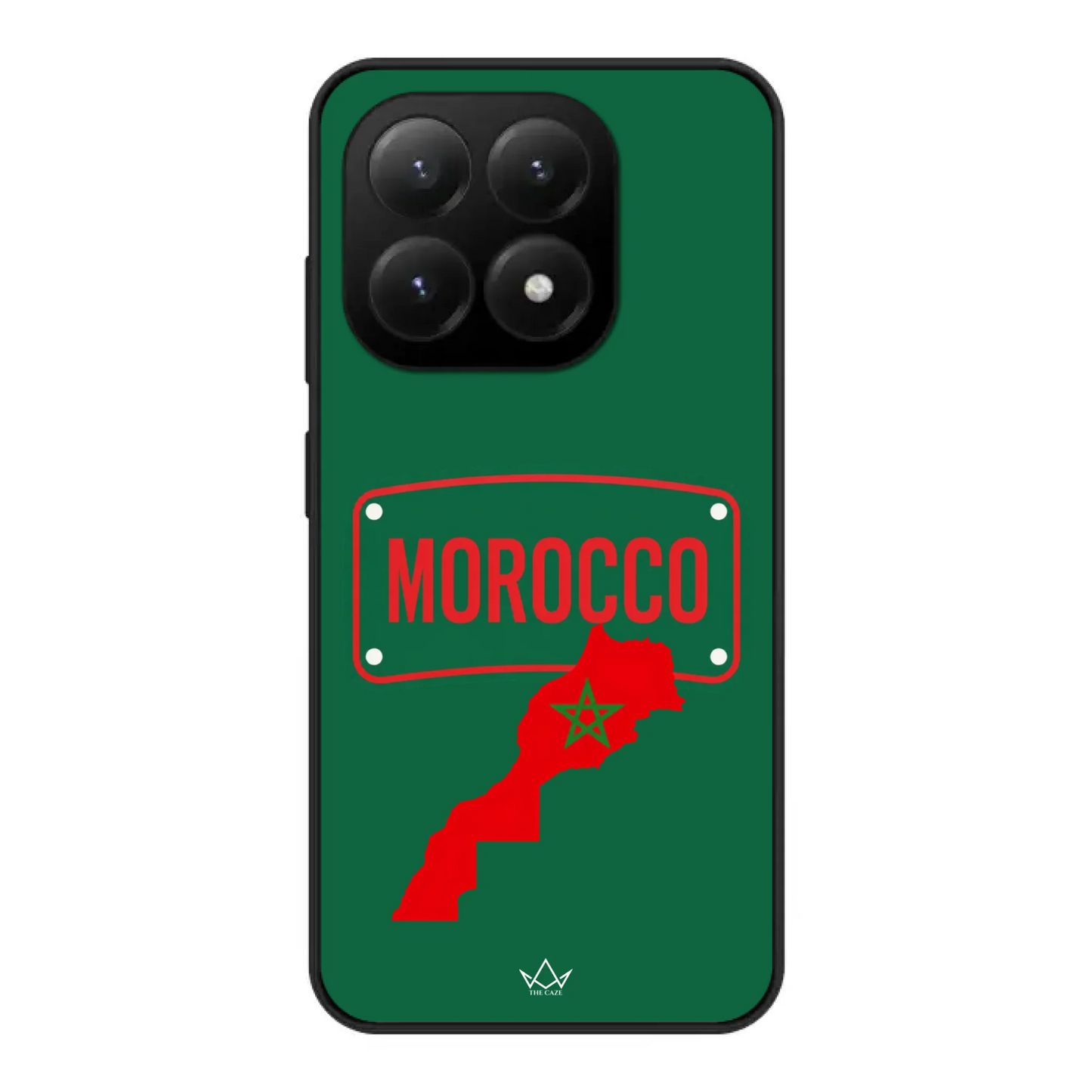 Funda de teléfono de fútbol del Mundial Mapa - Marruecos