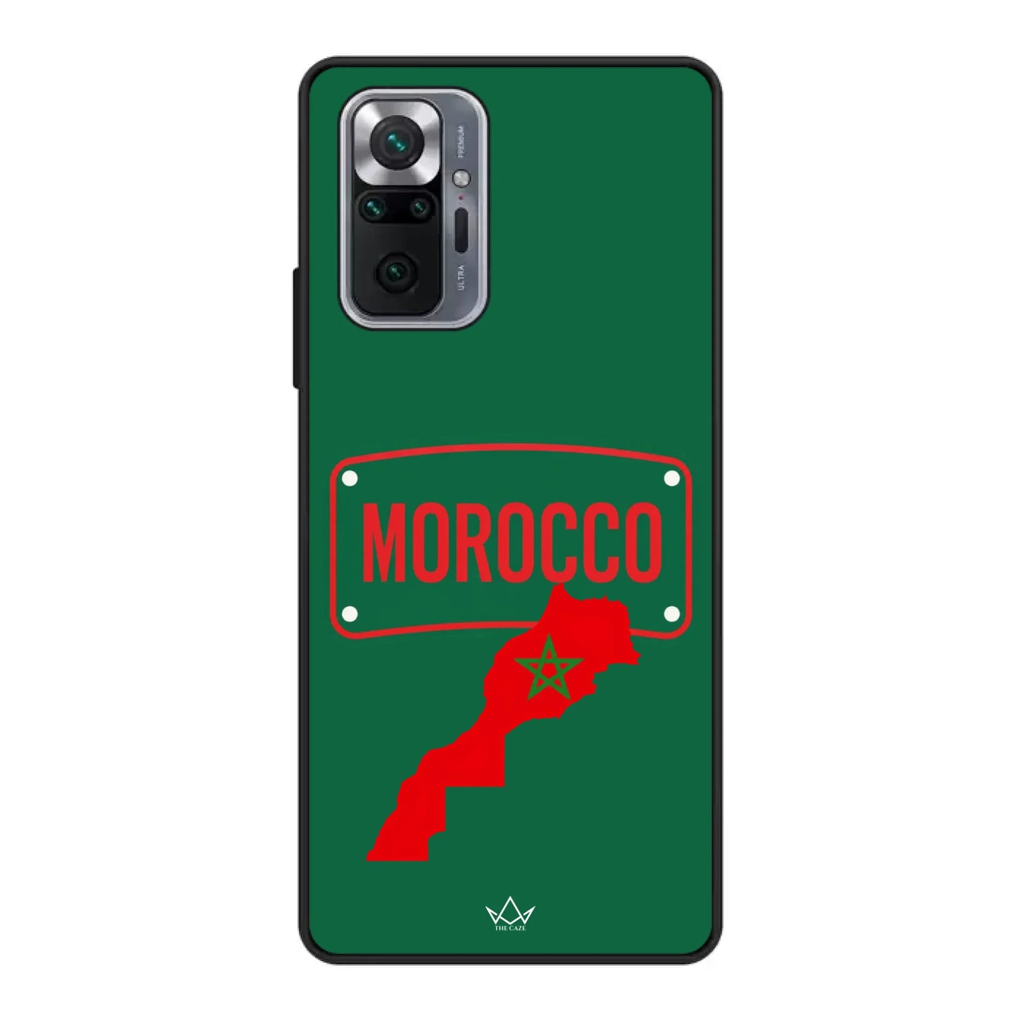 Funda de teléfono de fútbol del Mundial Mapa - Marruecos