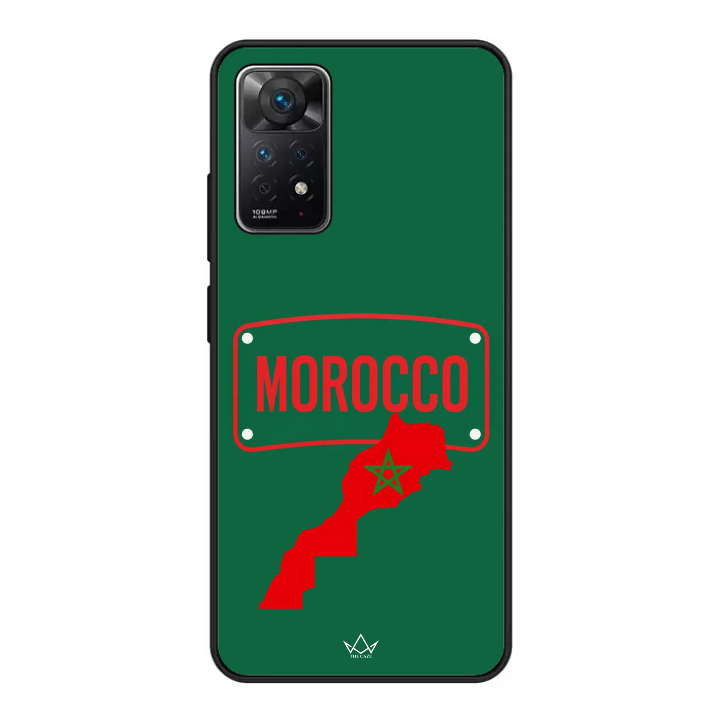 Funda de teléfono de fútbol del Mundial Mapa - Marruecos