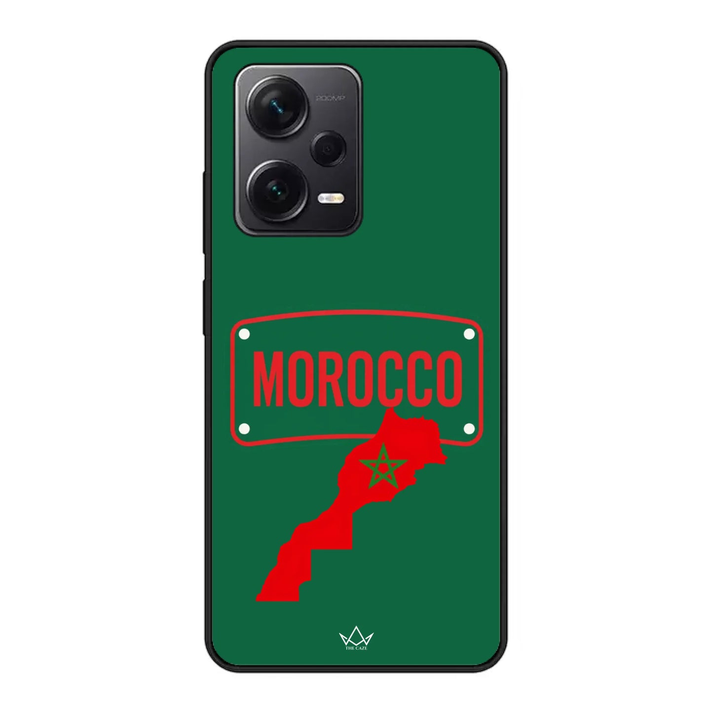 Funda de teléfono de fútbol del Mundial Mapa - Marruecos