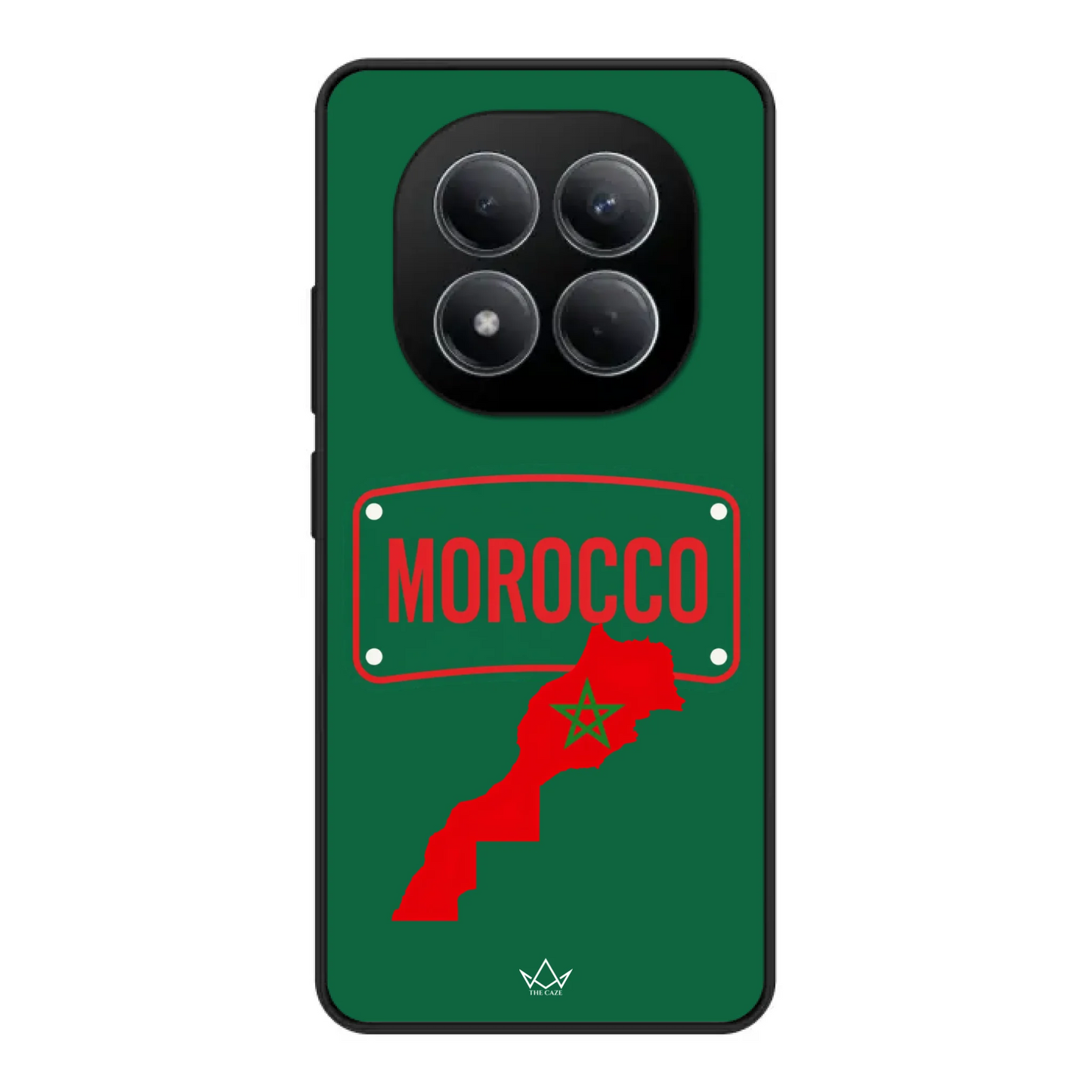 Funda de teléfono de fútbol del Mundial Mapa - Marruecos