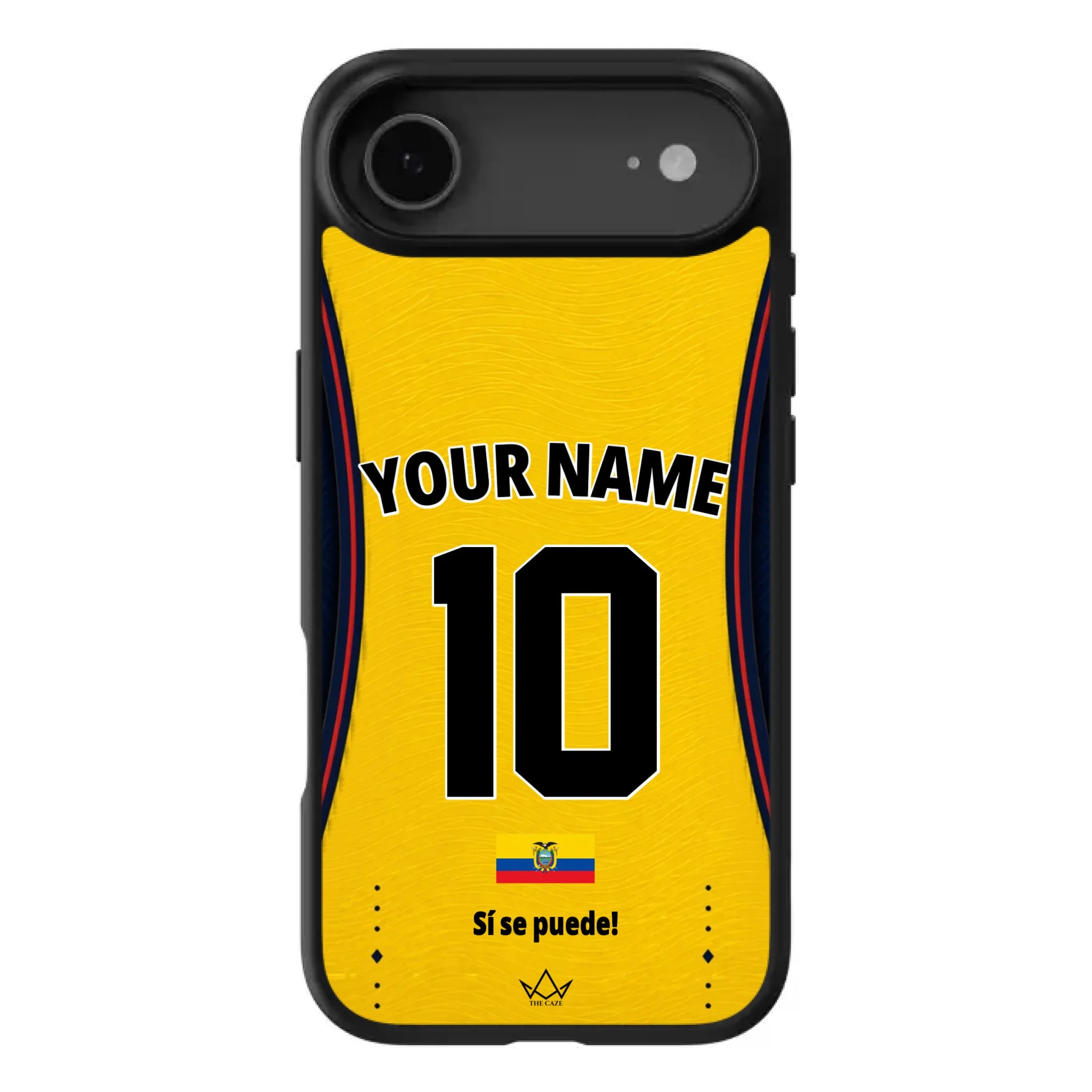 Ecuador football Jersey iPhone Case