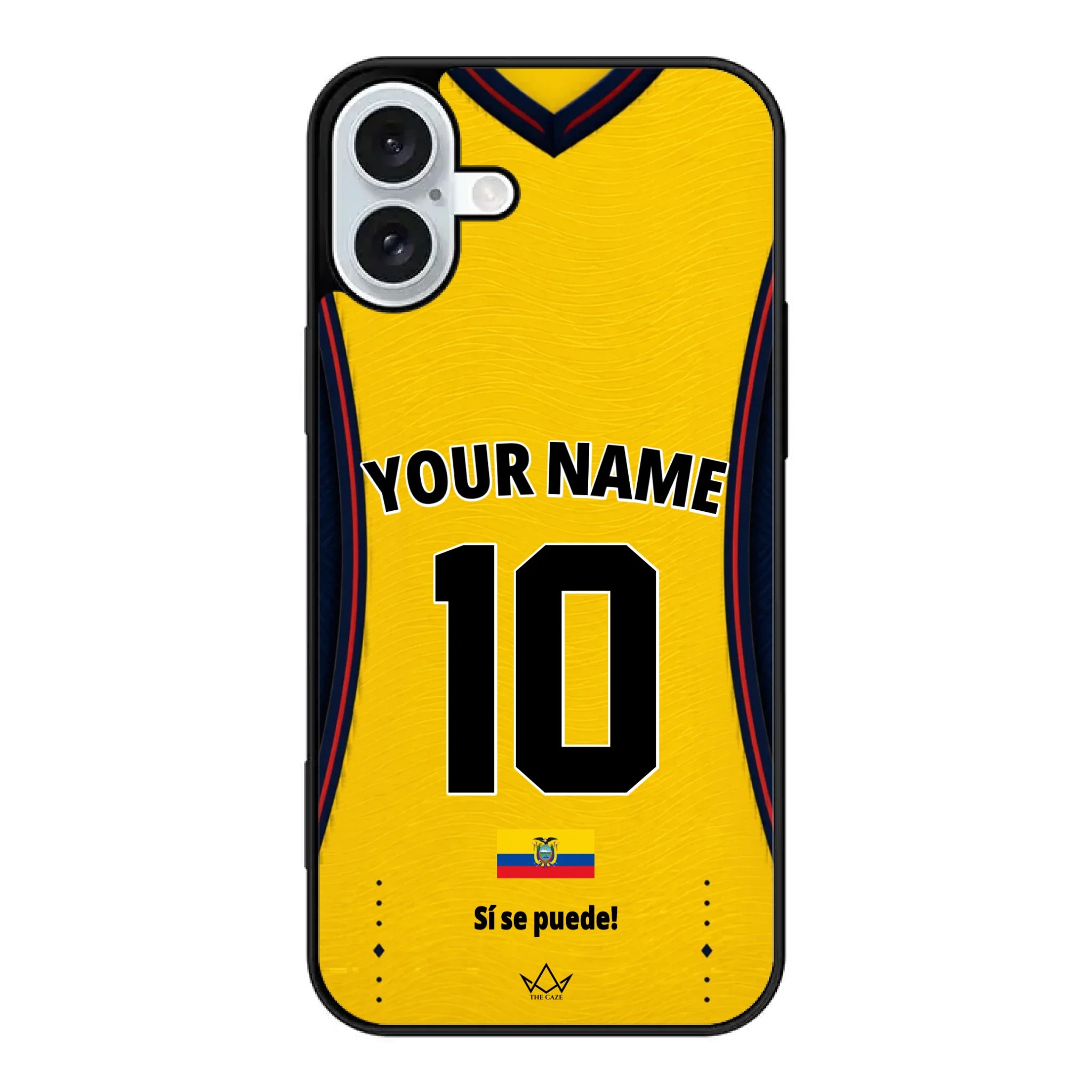 Ecuador football Jersey iPhone Case