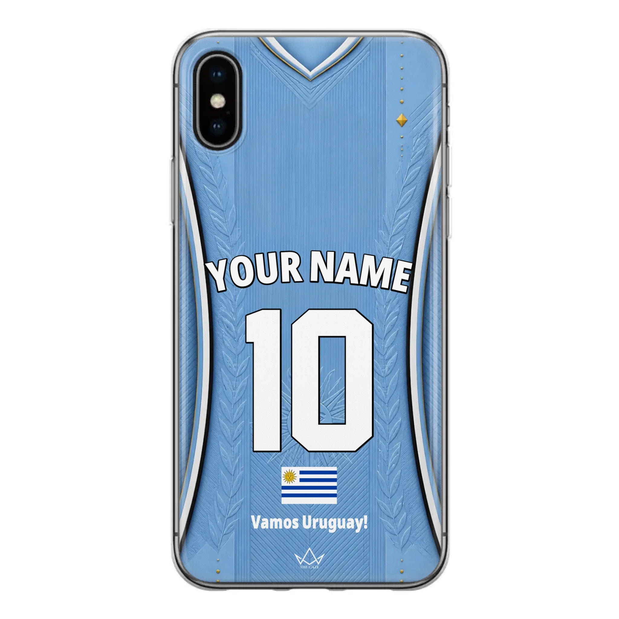 Uruguay football Jersey iPhone Case