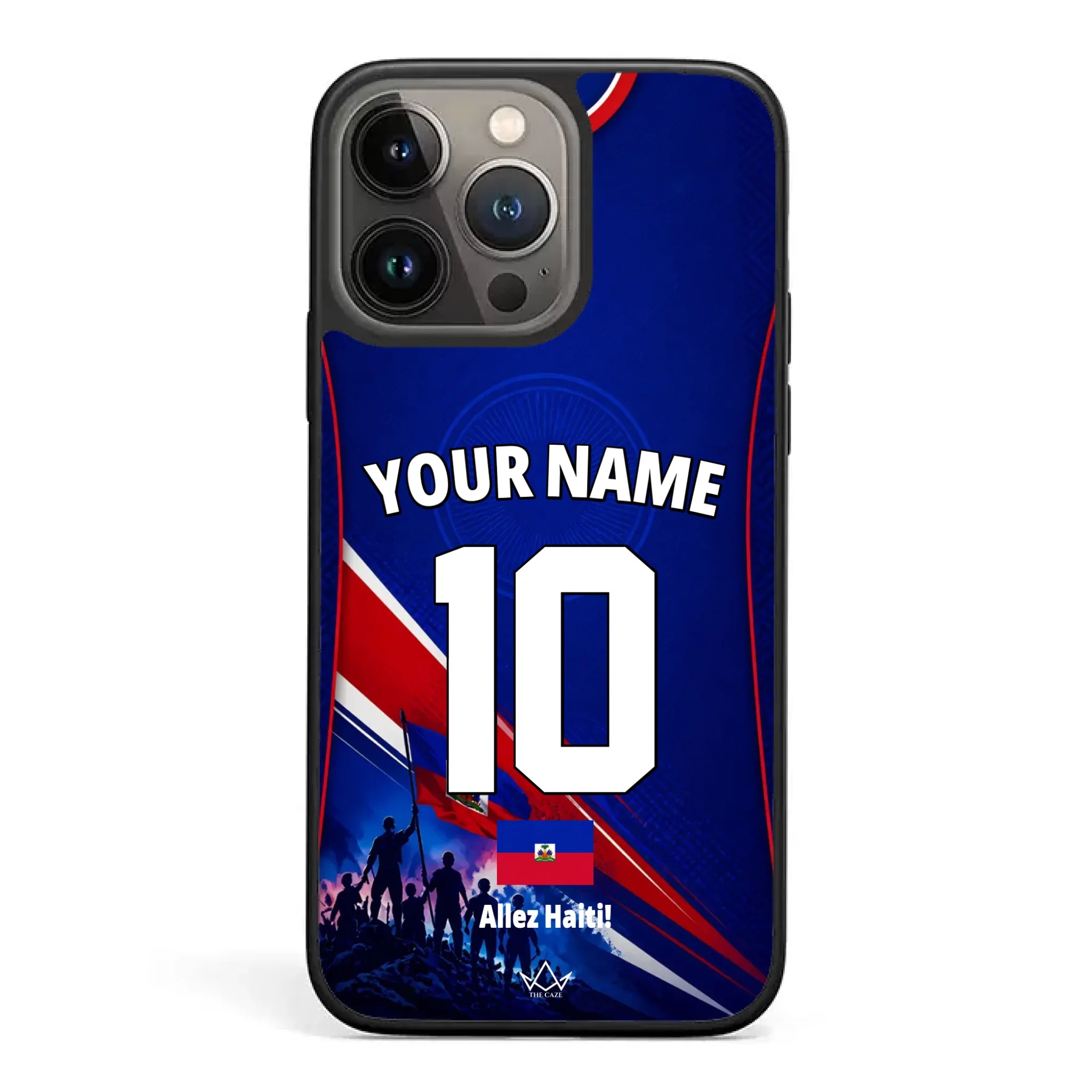 Haiti football Jersey iPhone Case